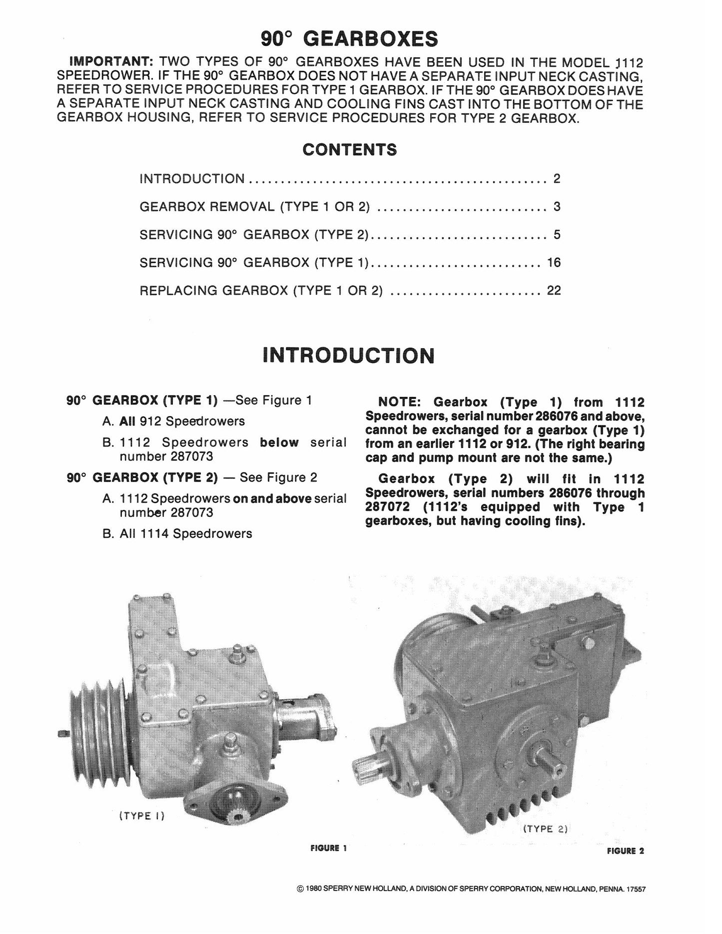New Holland 912-1112 1114 Speedrower Factory Workshop Service Manual 40841101