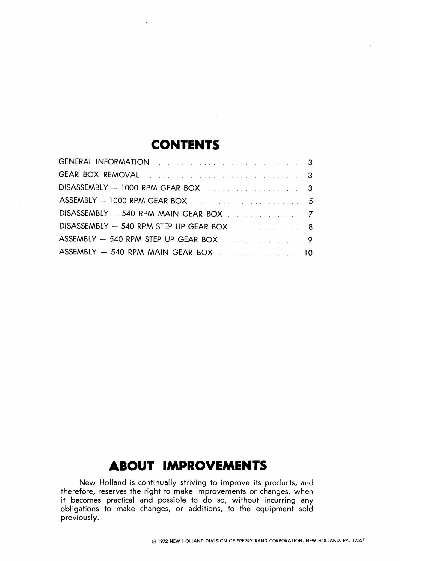New Holland 770 Forage Harvester Factory Workshop Service Manual 40630800