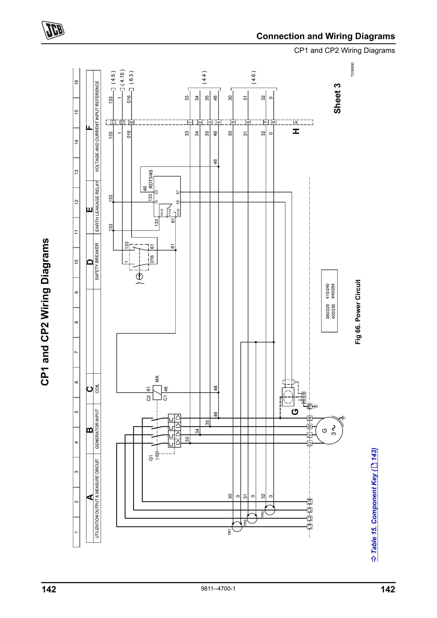JCB CP1 CP2 Connection and Wiring Diagrams 9806-6750