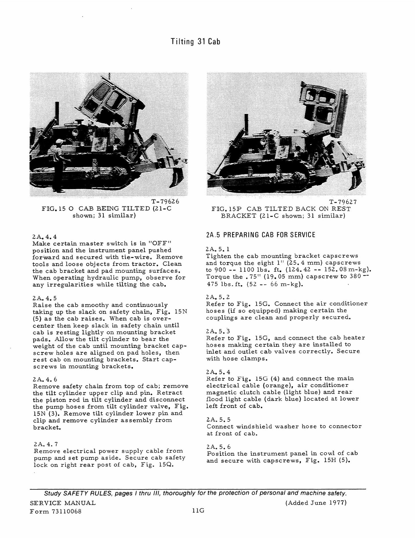 FIATALLIS 21-C 31 FD30 Crawler Tractor Factory Workshop Service Manual 73110068