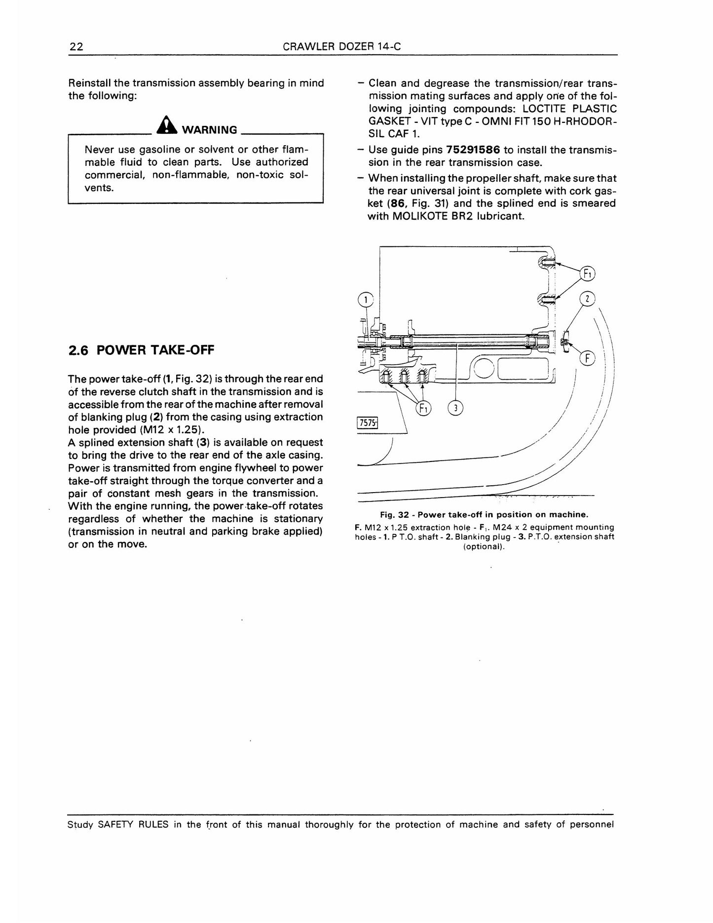 FIATALLIS 14-C Crawler Dozer Factory Workshop Service Manual 73153737