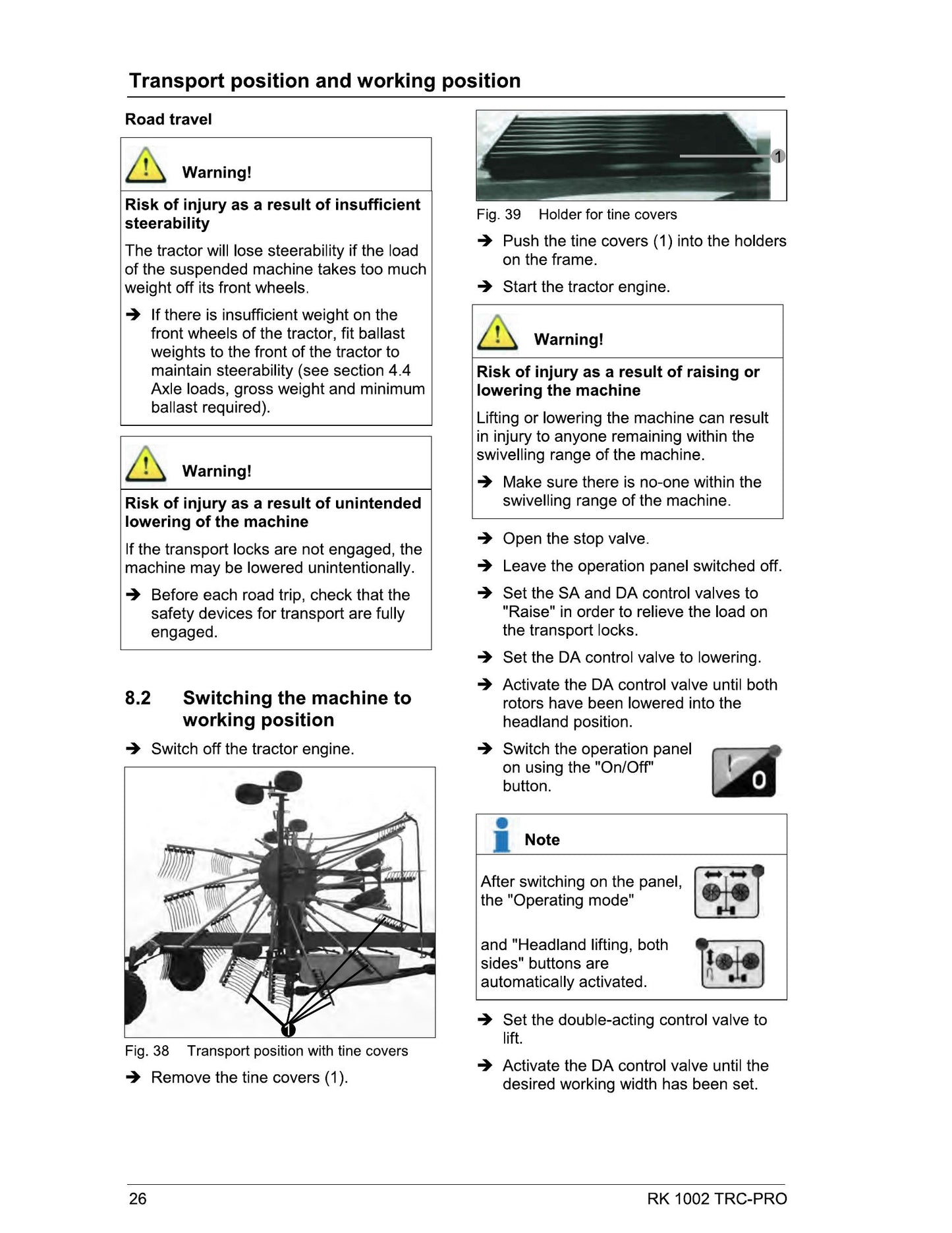MASSEY FERGUSON RK 1002 Tractor Factory Workshop Operator Manual NV12236450