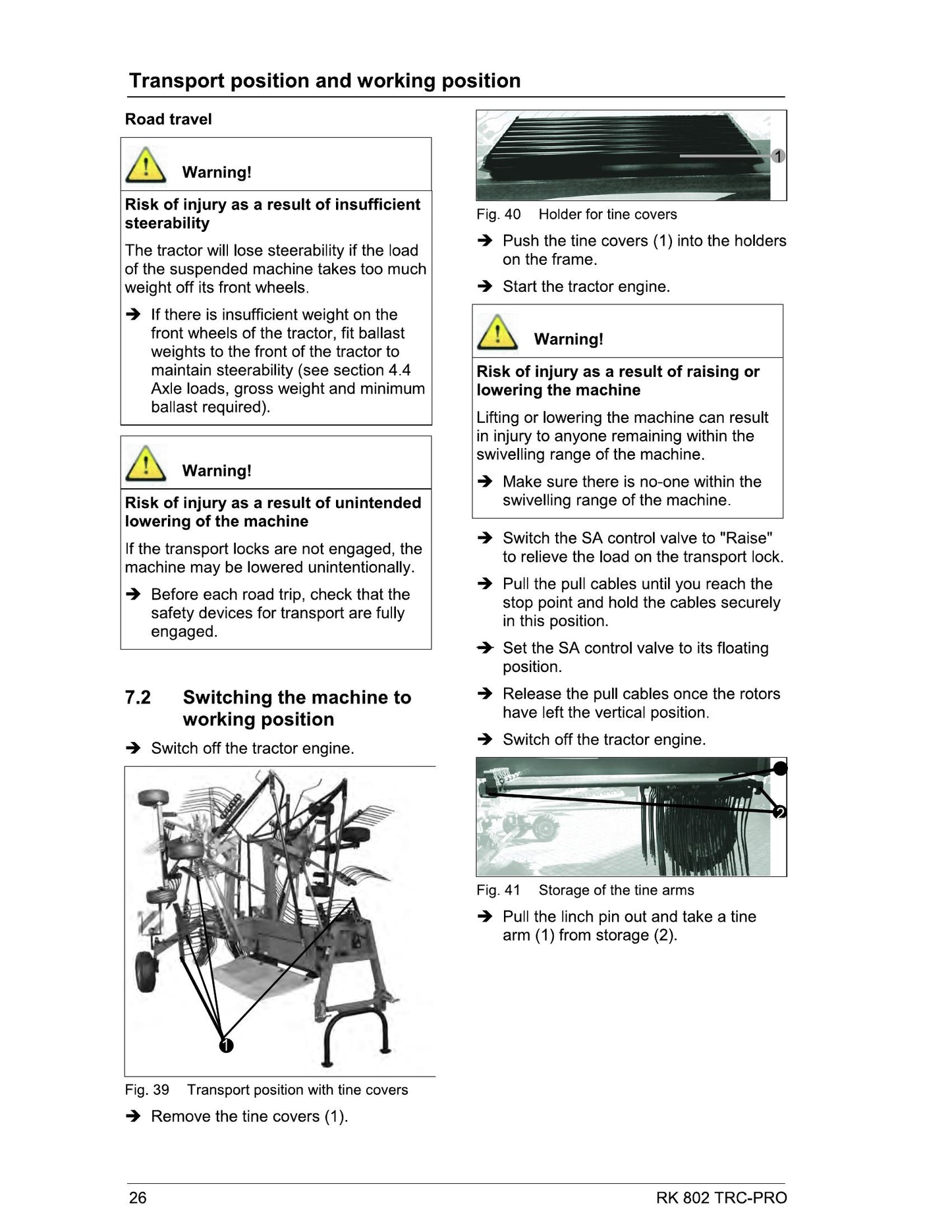 MASSEY FERGUSON RK 802 Other Equipment Factory Workshop Operator Manual NVM-Nr.3692745M3D