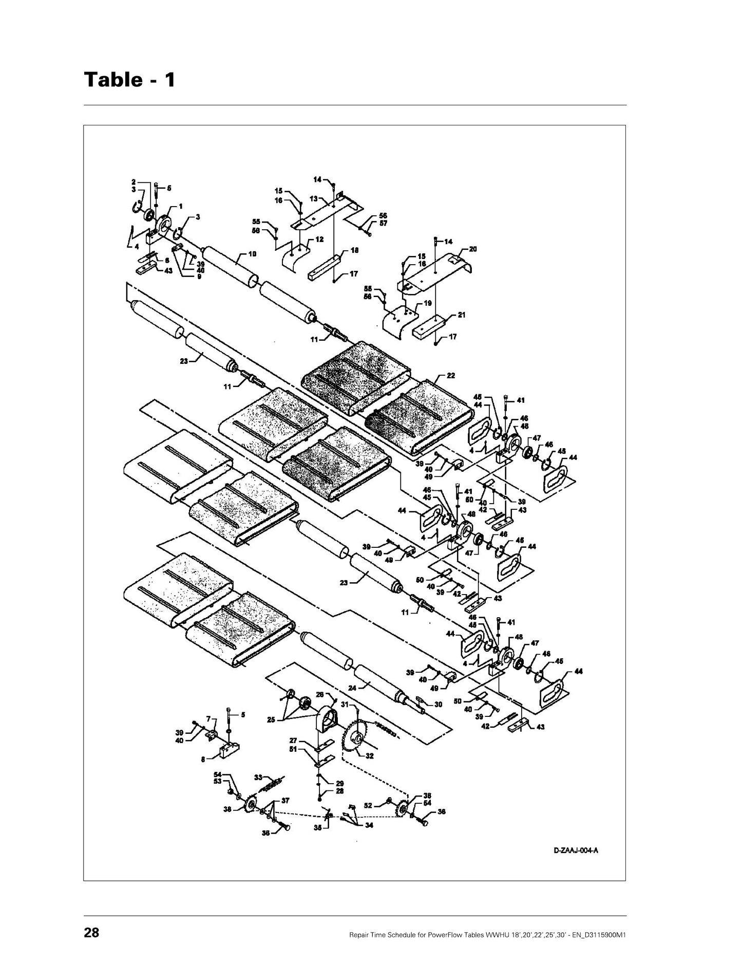 AGCO WWHU 18 20 22 25 30 PowerFlow Tables Header Repair Time Schedule EN_D3115900M1