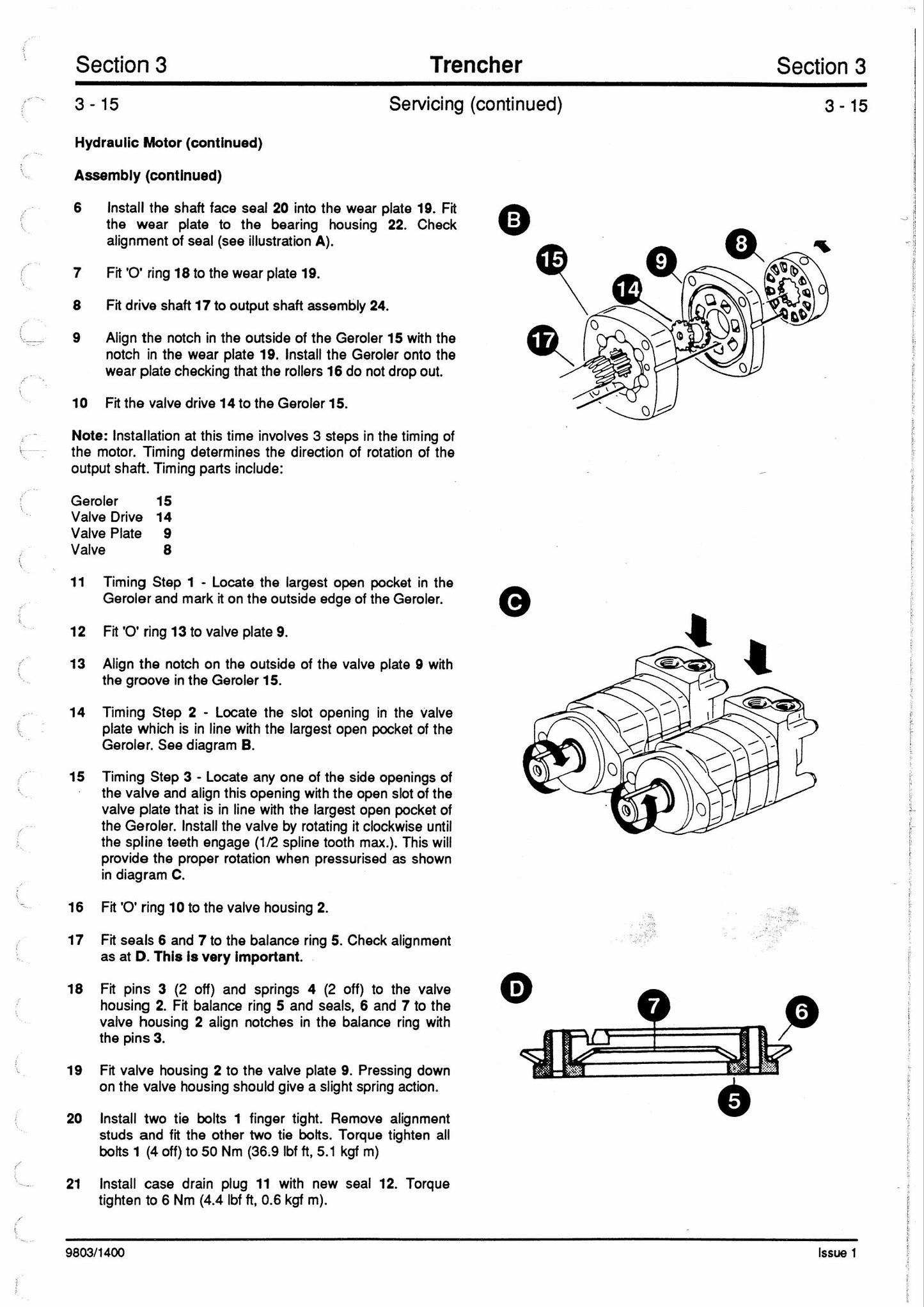 JCB Attachments Factory Workshop Service Manual 9803/1400