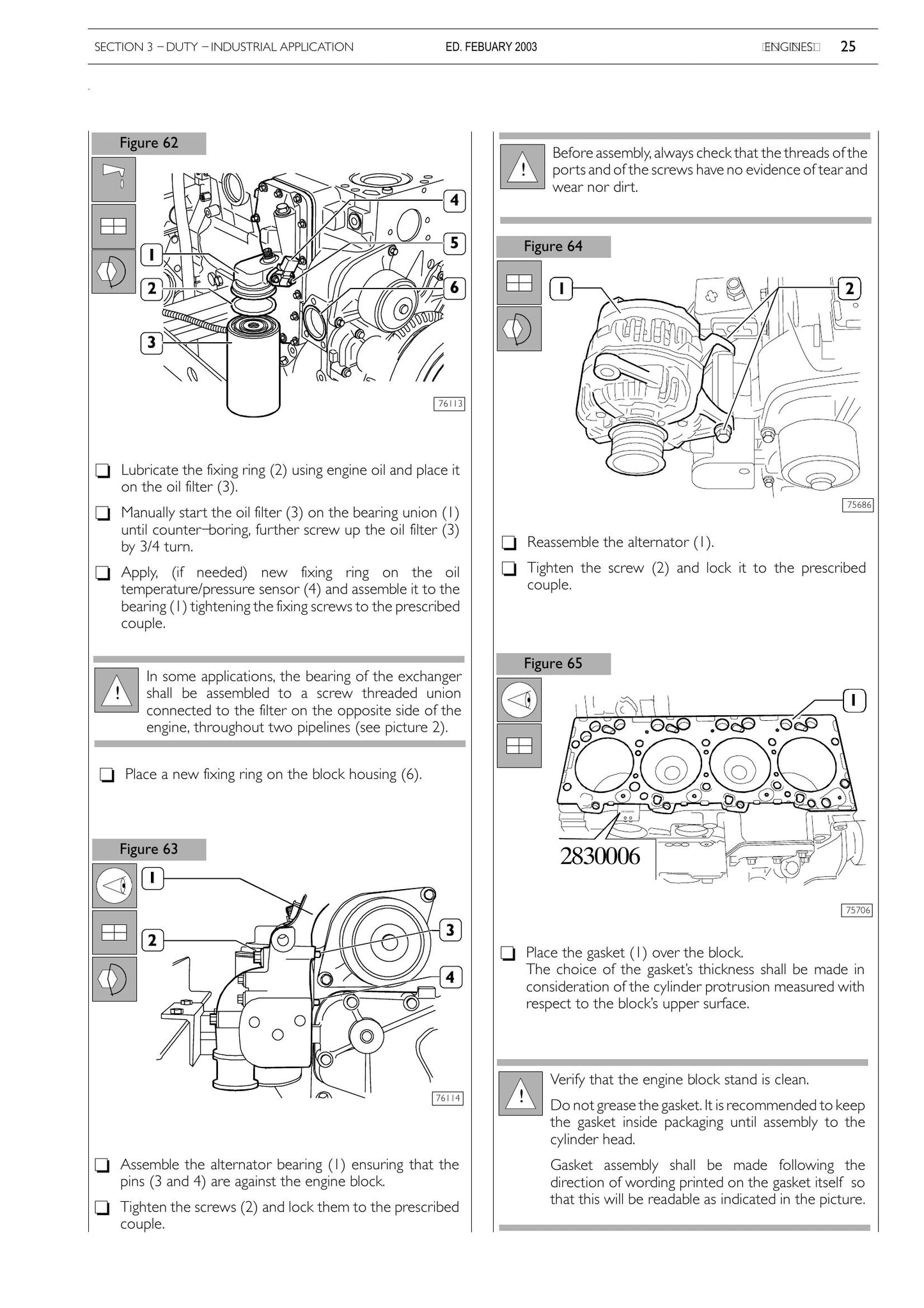 New Holland 445/M2 445T/M2 668T/M2 Engine Factory Workshop Service Manual 6-80940