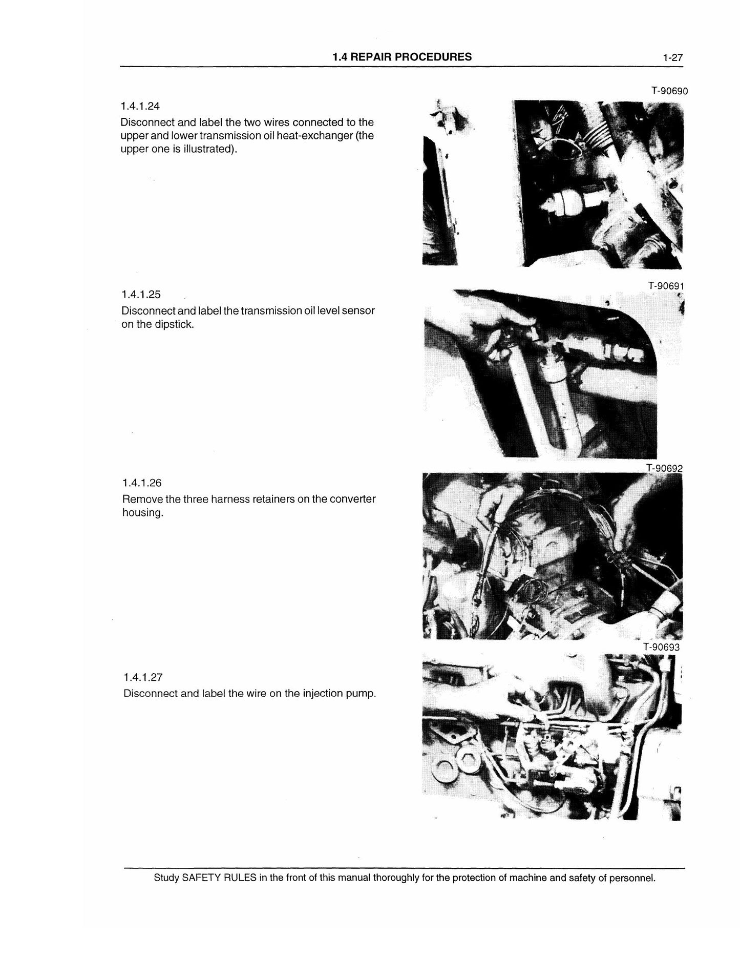 FIATALLIS FR 90 Wheel Loader Factory Workshop Service Manual 604.02.203