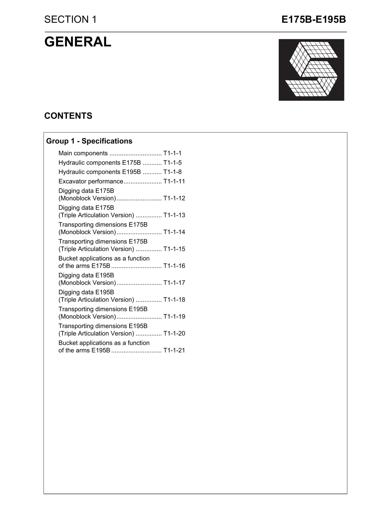 New Holland E175B E195B Crawler Excavator Factory Workshop Service Manual 84392407A