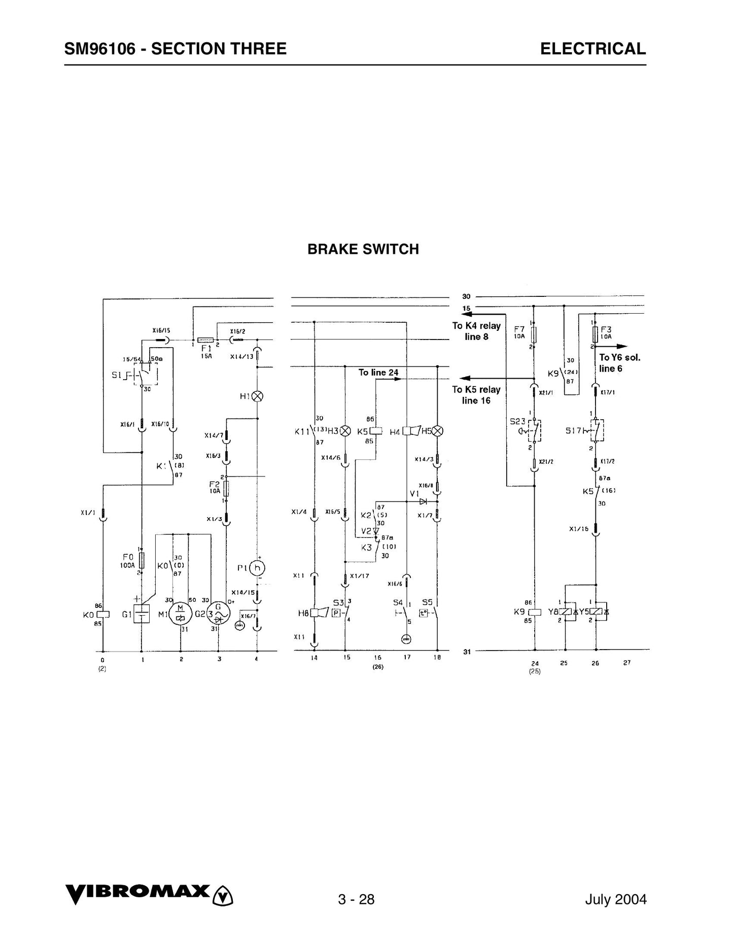 VIBROMAX VM 106 Single Drum Roller Factory Workshop Service Manual SM96106