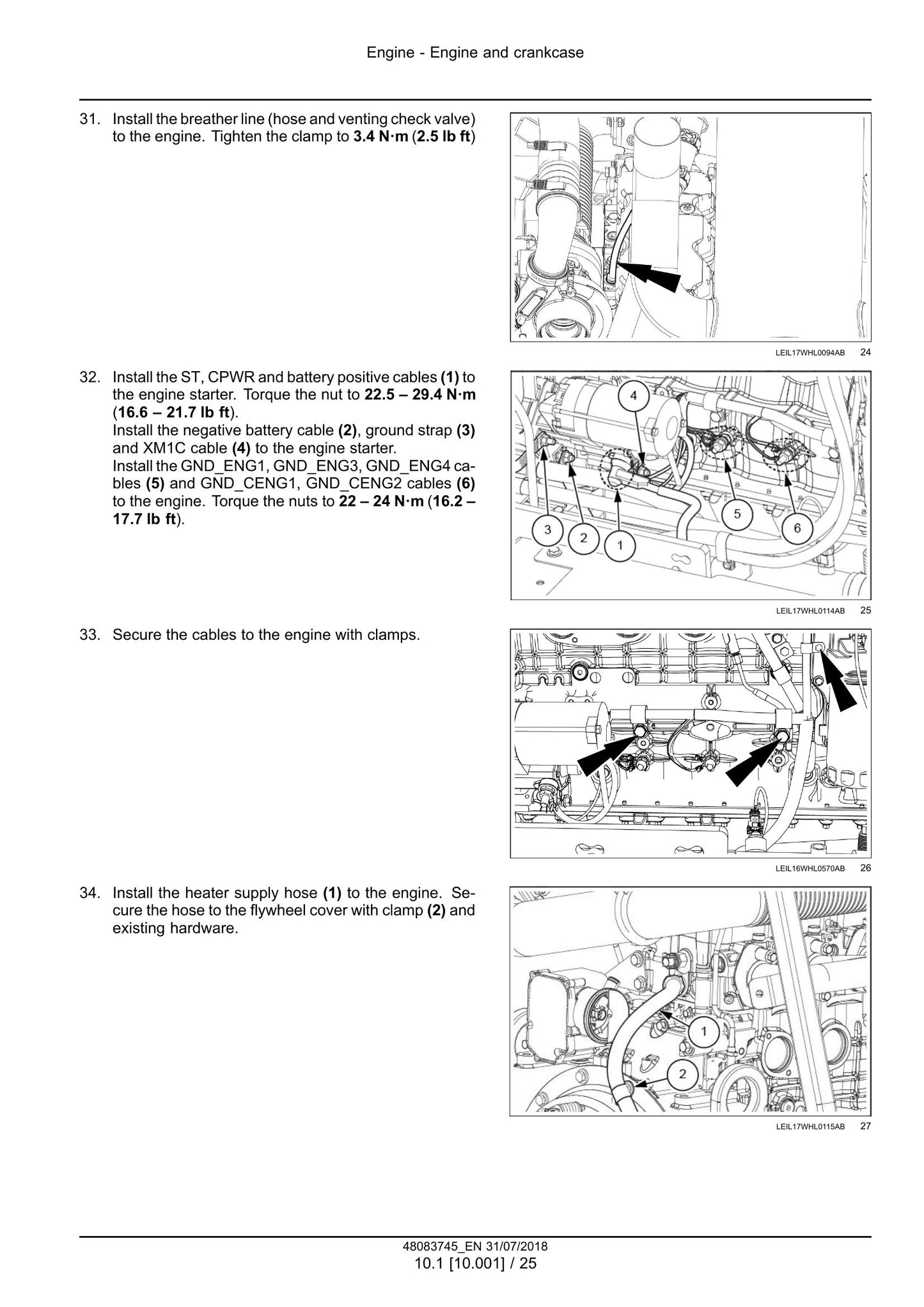 New Holland W190D W230D Wheel Loader Factory Workshop Service Manual 48083745