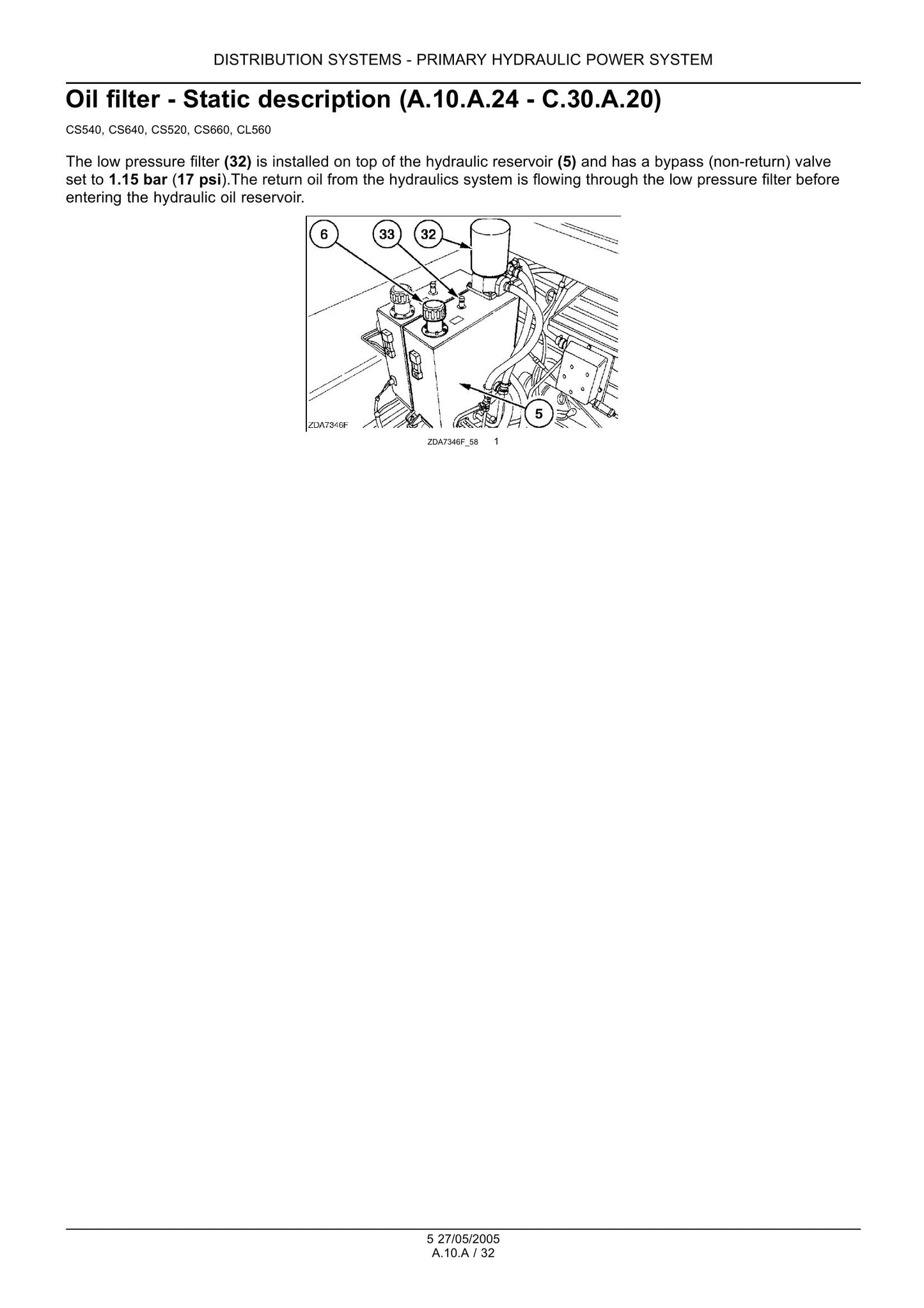 NEW HOLLAND CL560 CS520 CS540 CS640 CS660 Combine Harvester Factory Workshop Repair Manual 604_34_011_00