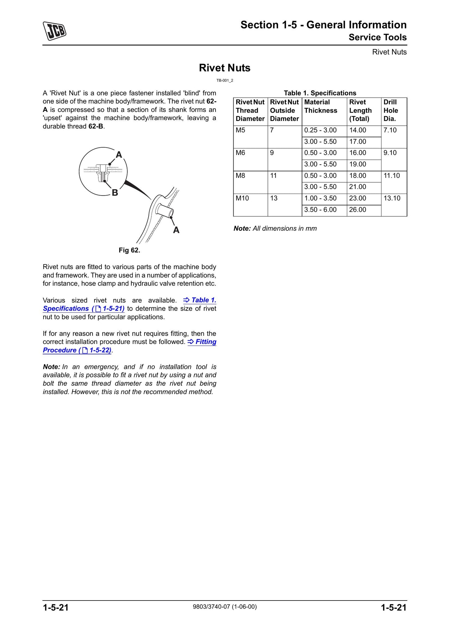 JCB 506-36 507-42 509-42 510-56 512-56 Telehandler Factory Workshop Service Manual 9803/3740