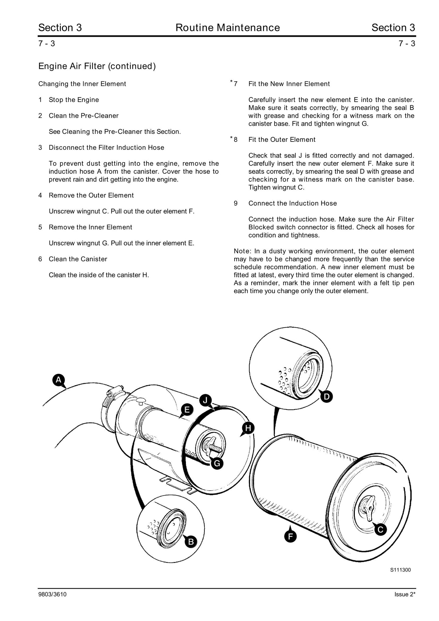 JCB 504B 526 Loadall Factory Workshop Service Manual 9803/3610