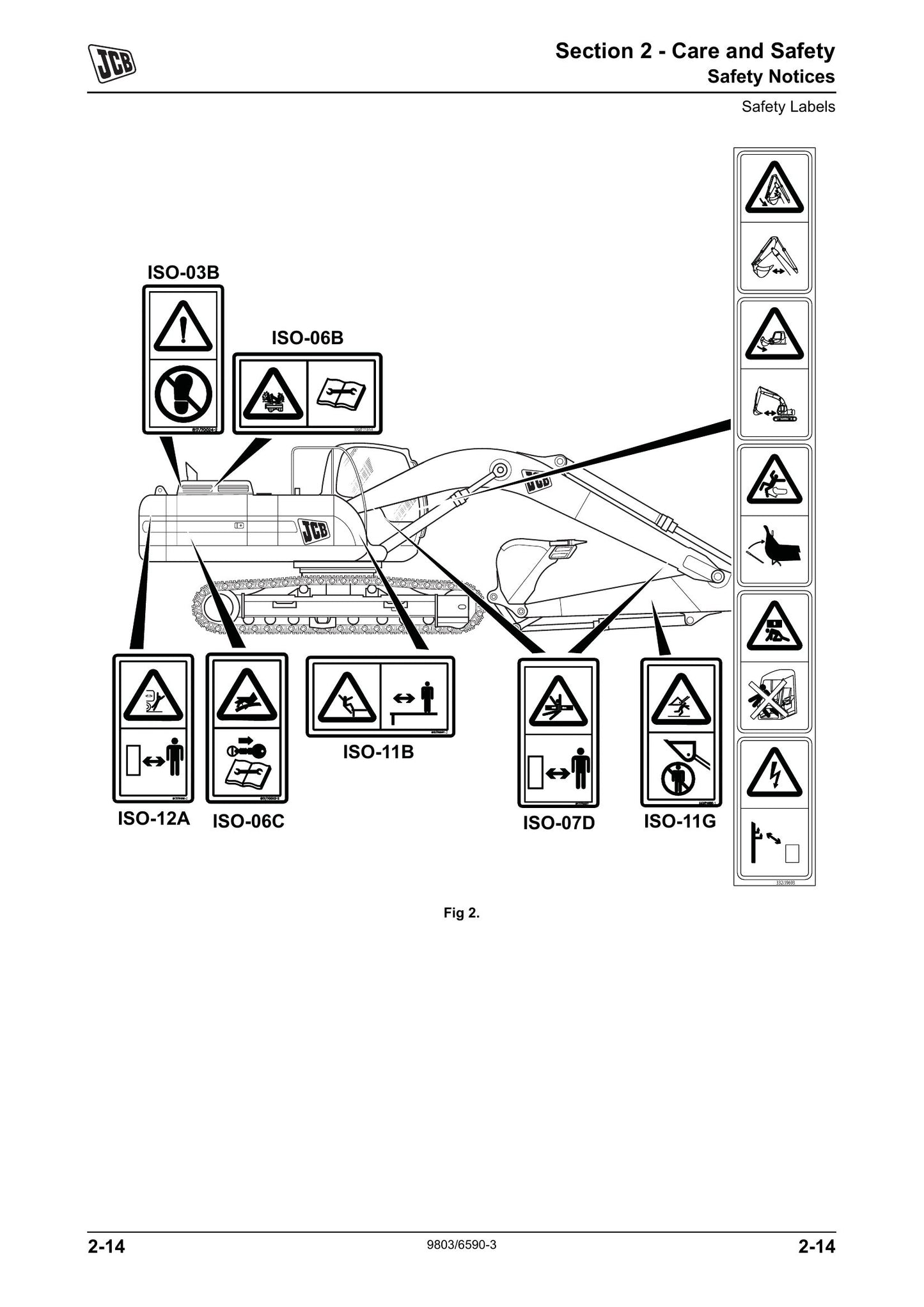 JCB JS130W JS145W JS160W JS175W Wheeled Excavator Factory Workshop Service Manual 9803/6590