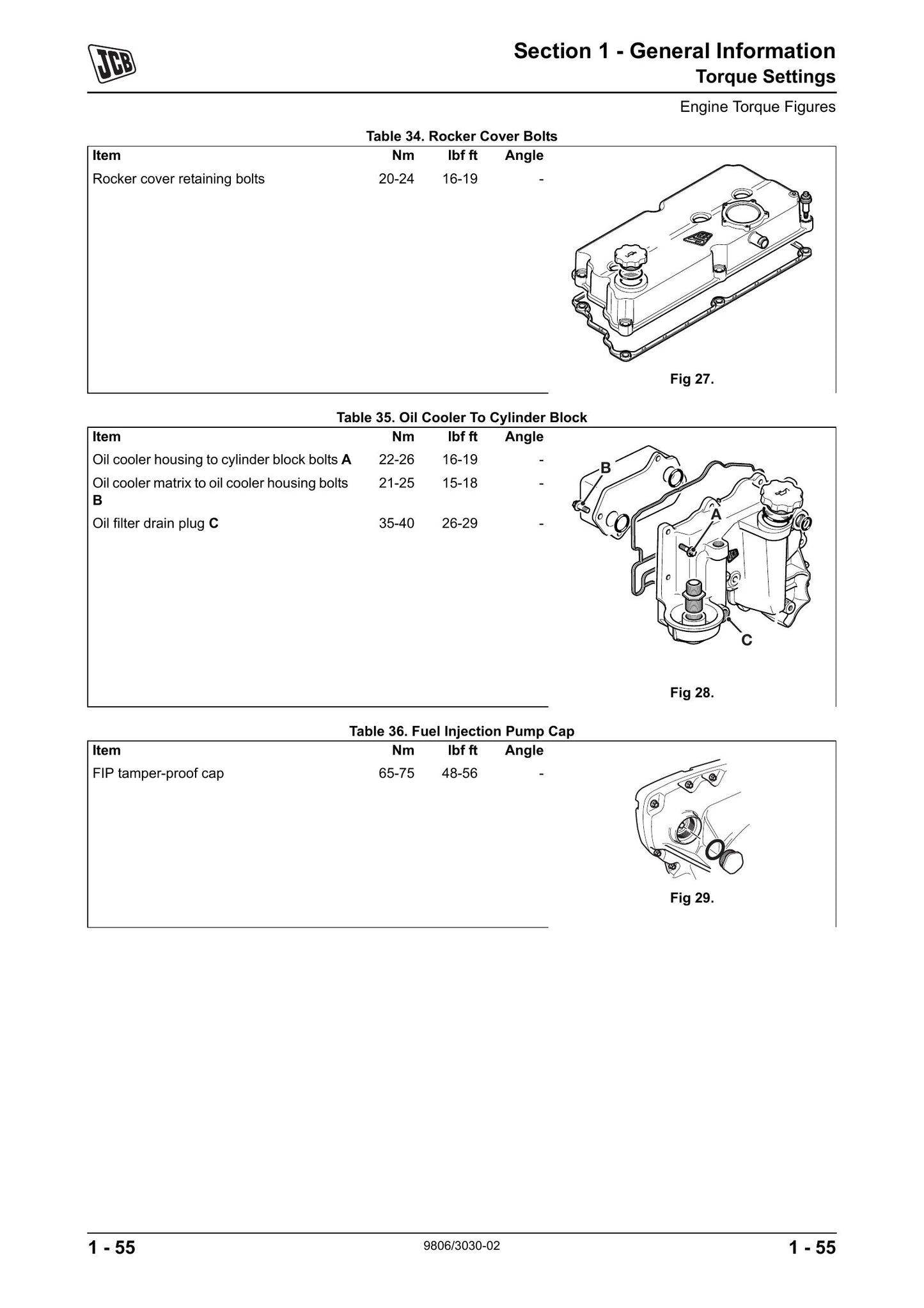 JCB Dieselmax Tier 3 SE Engine Factory Workshop Service Manual 9806/3030