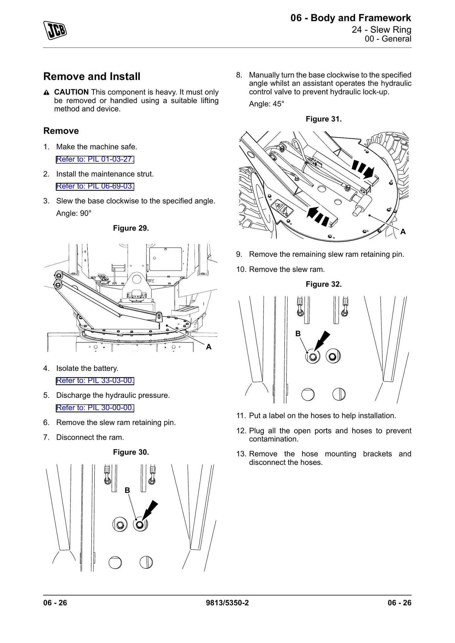 JCB 10TFT 9TFT 9TST Dumper Factory Workshop Service Manual 9813/5350