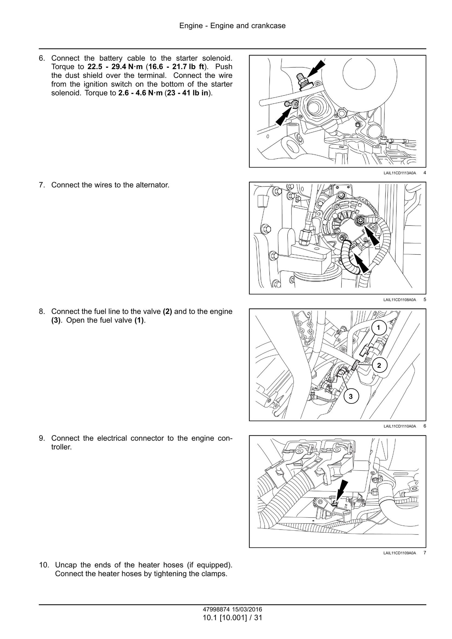 CASE 1150L Crawler Dozer Factory Workshop Service Manual 47998874