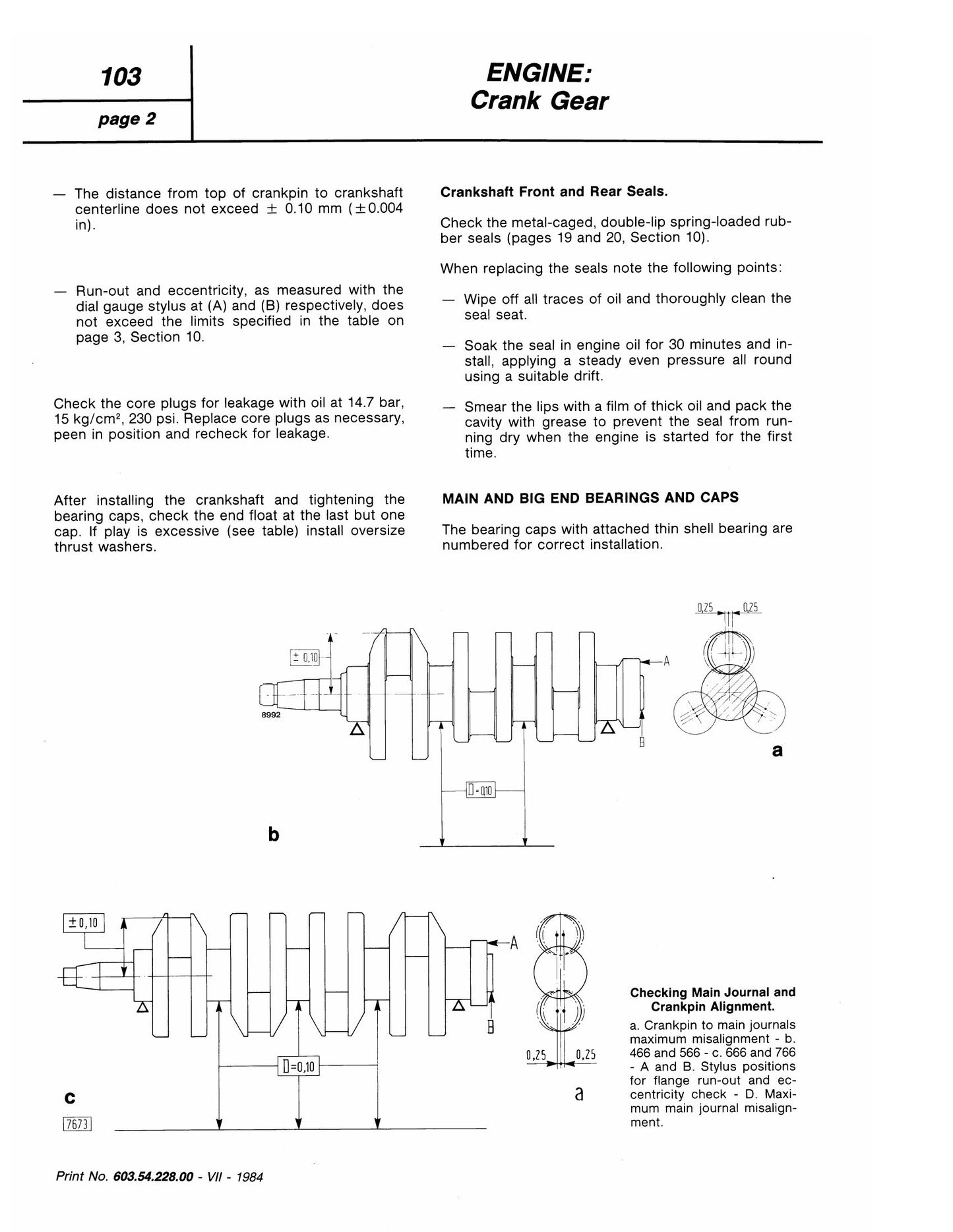 FIAT 466-466 DT 566-566 DT 666-666 DT 766-766 DT Tractor Workshop Manual