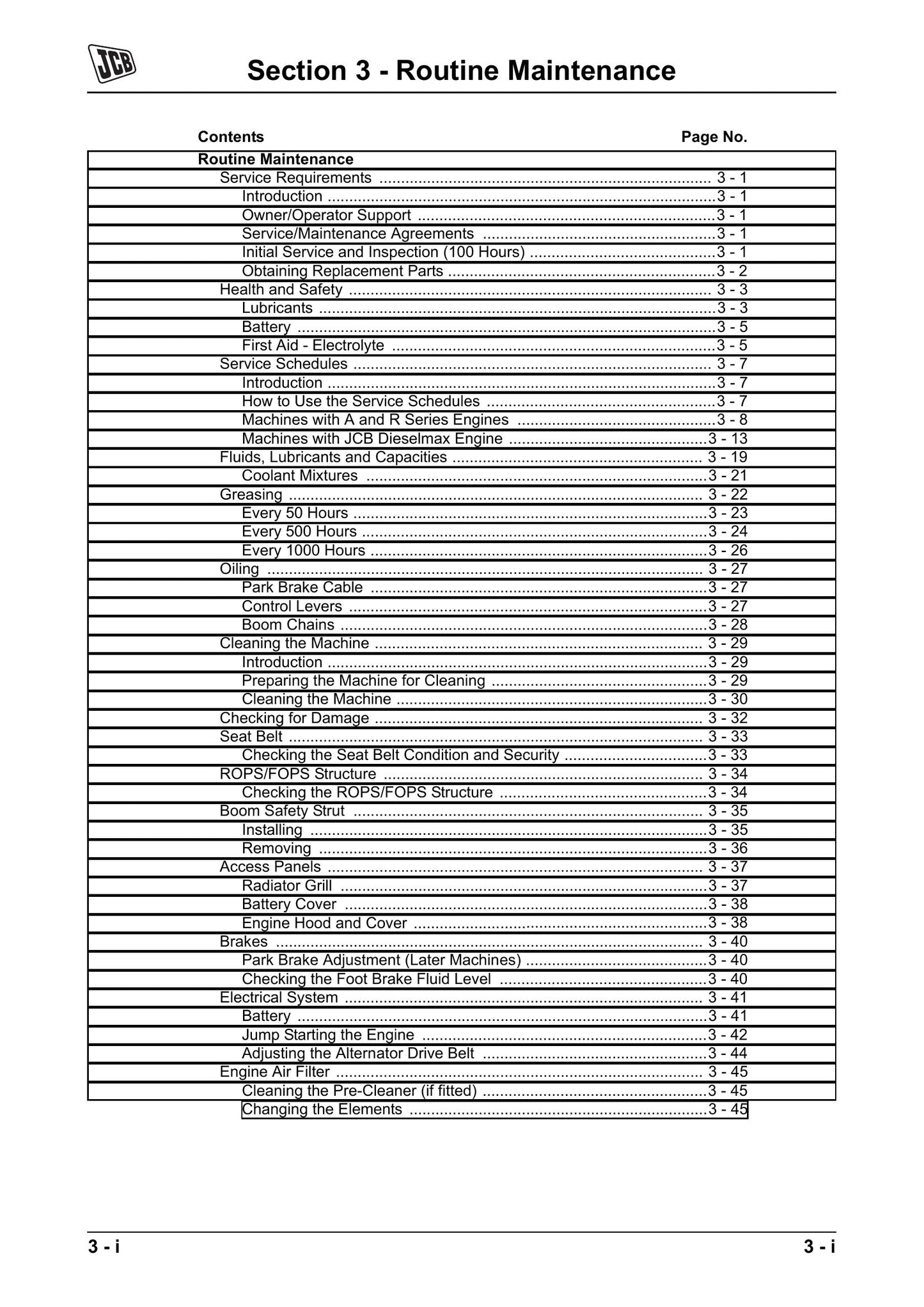 JCB 506C 506CHL 508C Loadall Factory Workshop Service Manual 9803/3640U-8