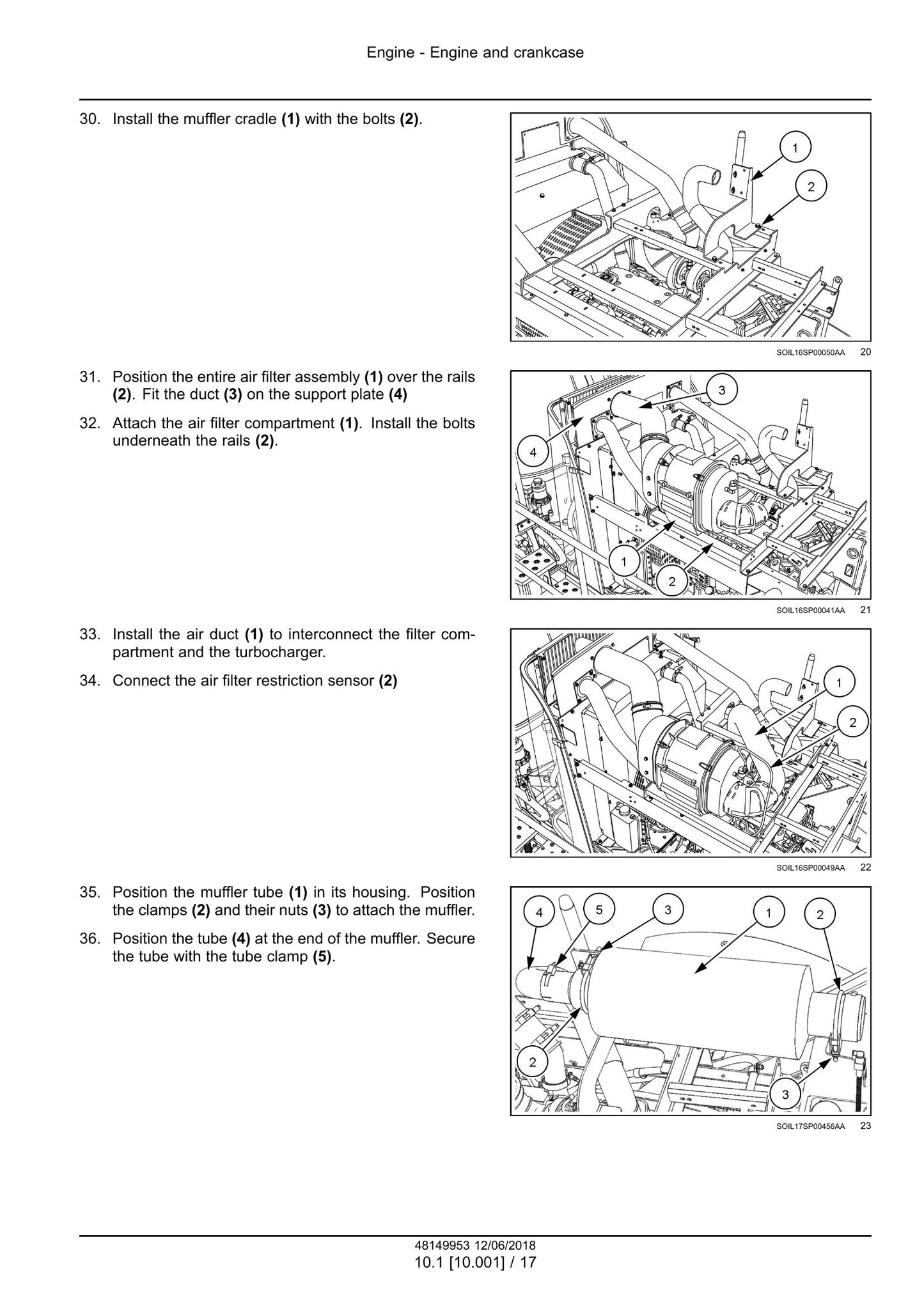 New Holland SP3500 Defensor Self-Propelled Sprayer Factory Workshop Service Manual 48149953