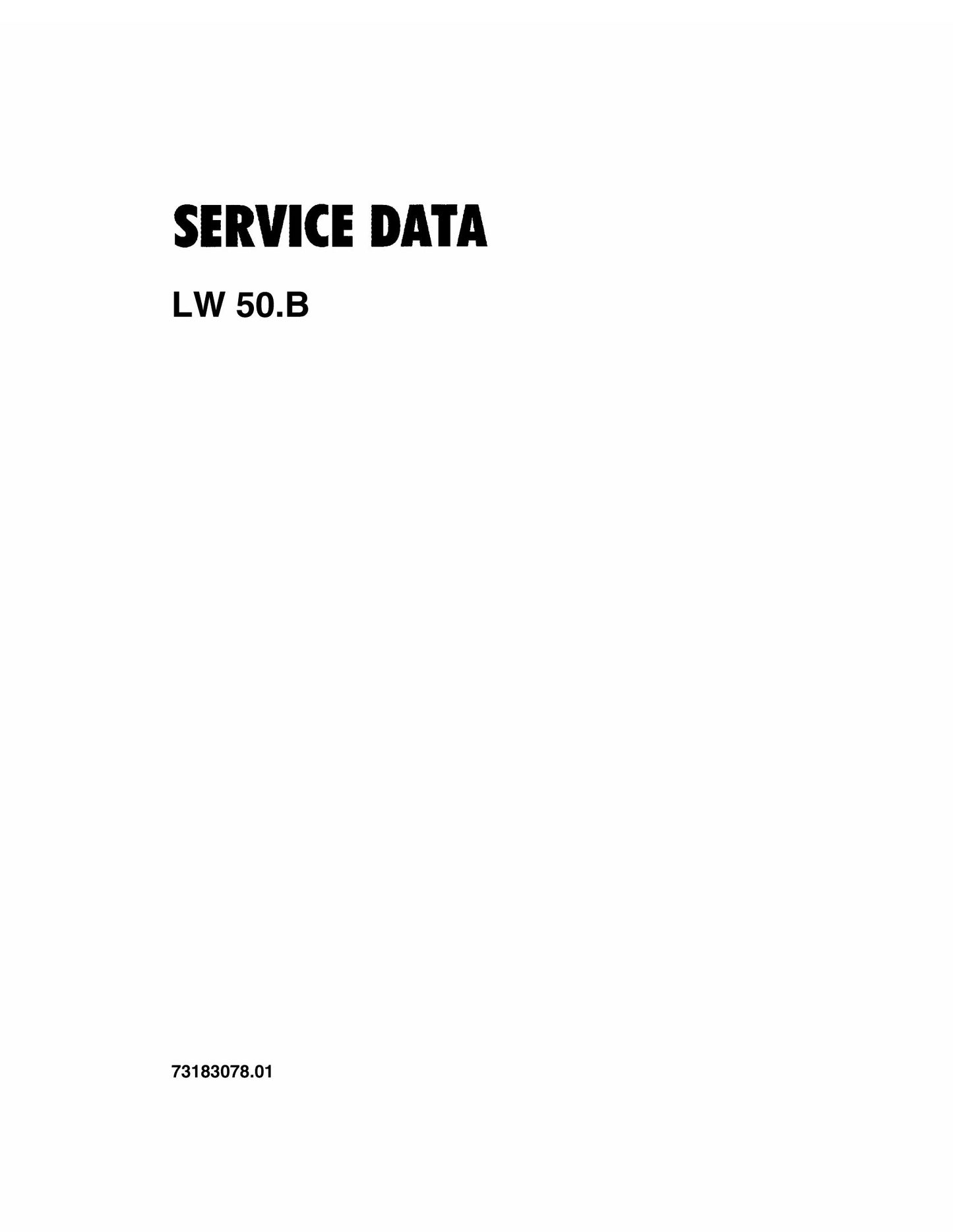 NEW HOLLAND LW50.B Wheel Loader Factory Workshop Service Manual