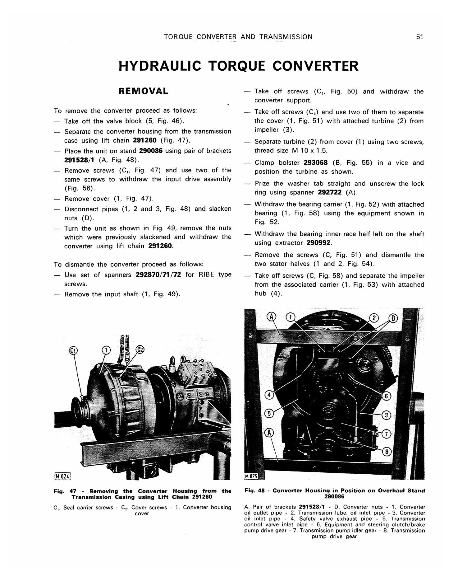 FIAT-ALLIS 20 convert Crawler Tractor Factory Workshop Service Manual 604.06.024