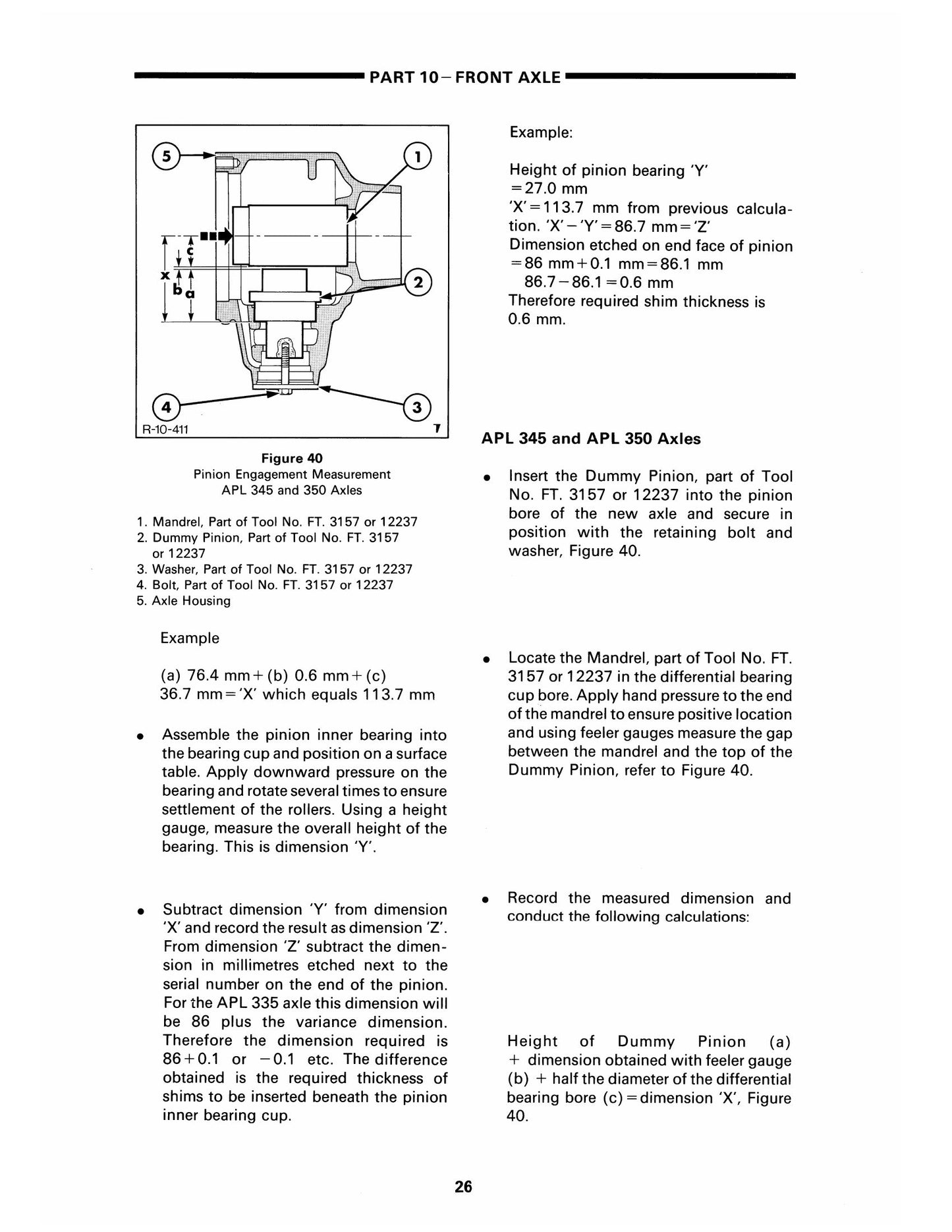 Ford 2610 3610 4110 4610 5610 6610 6710 7610 7710 7910 8210 Tractor Factory Workshop Service Manual
