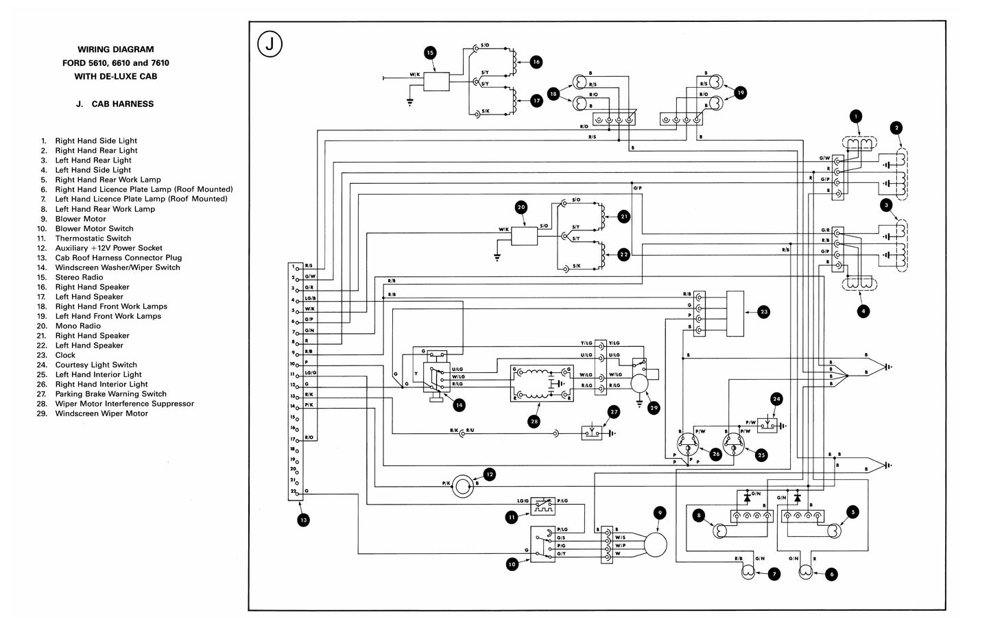 Ford 5610 6610 7610 Series 10 Tractor Factory Workshop Repair Manual Supplement SE 3870-S7