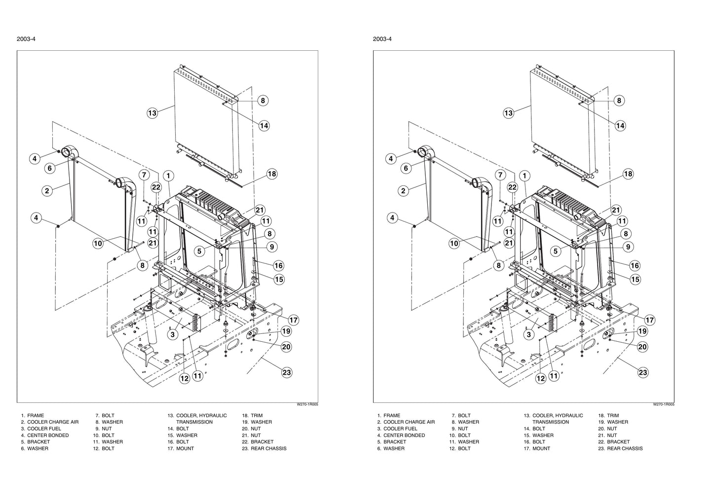 New Holland W270B Wheel Loader Factory Workshop Service Manual 87661531