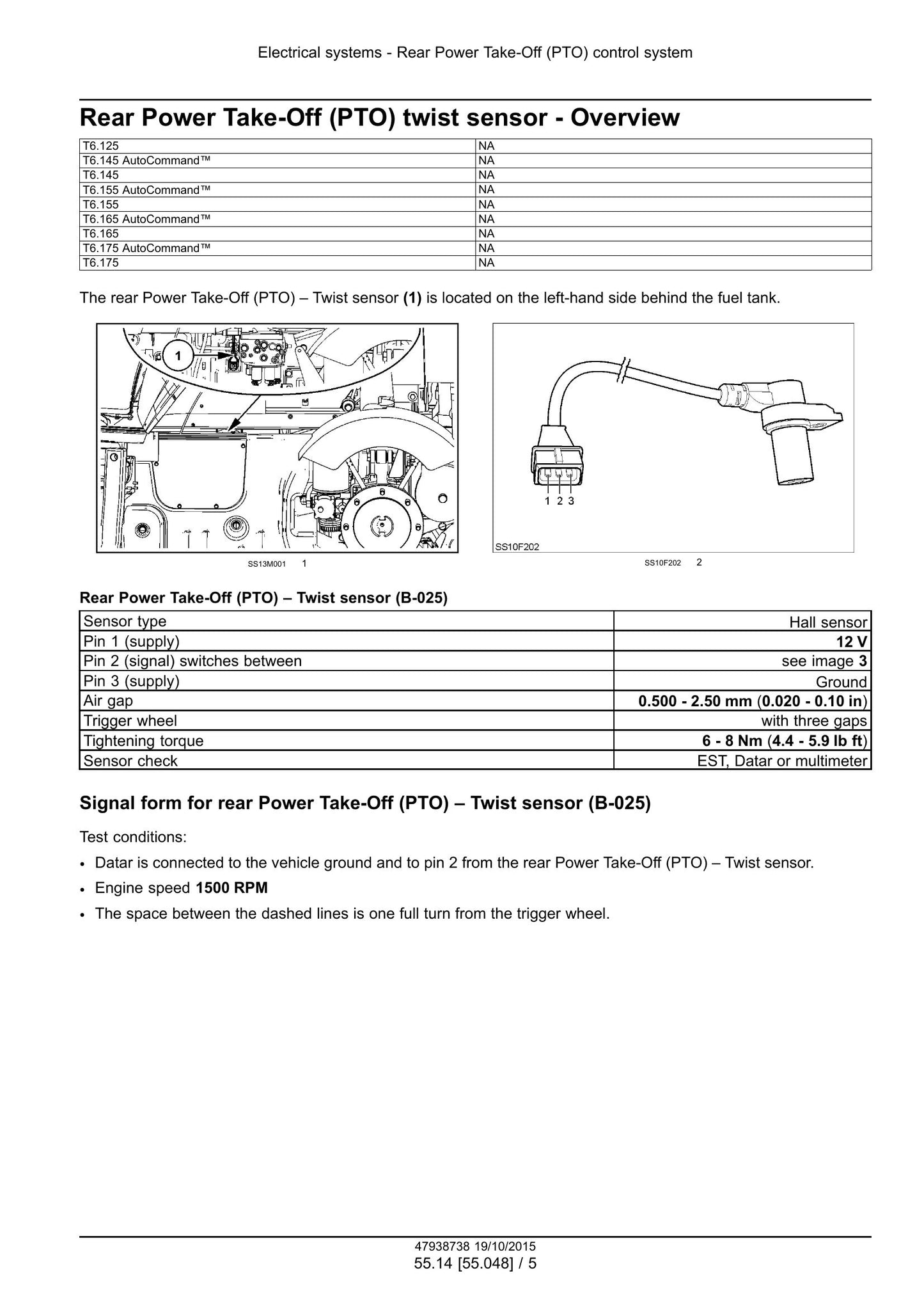 New Holland T6.125 T6.145 T6.155 T6.165 T6.175 T6.180 T6.145 AutoCommand T6.155 AutoCommand T6.165 AutoCommand T6.175 AutoCommand Tractor Factory Workshop Service Manual 47951296