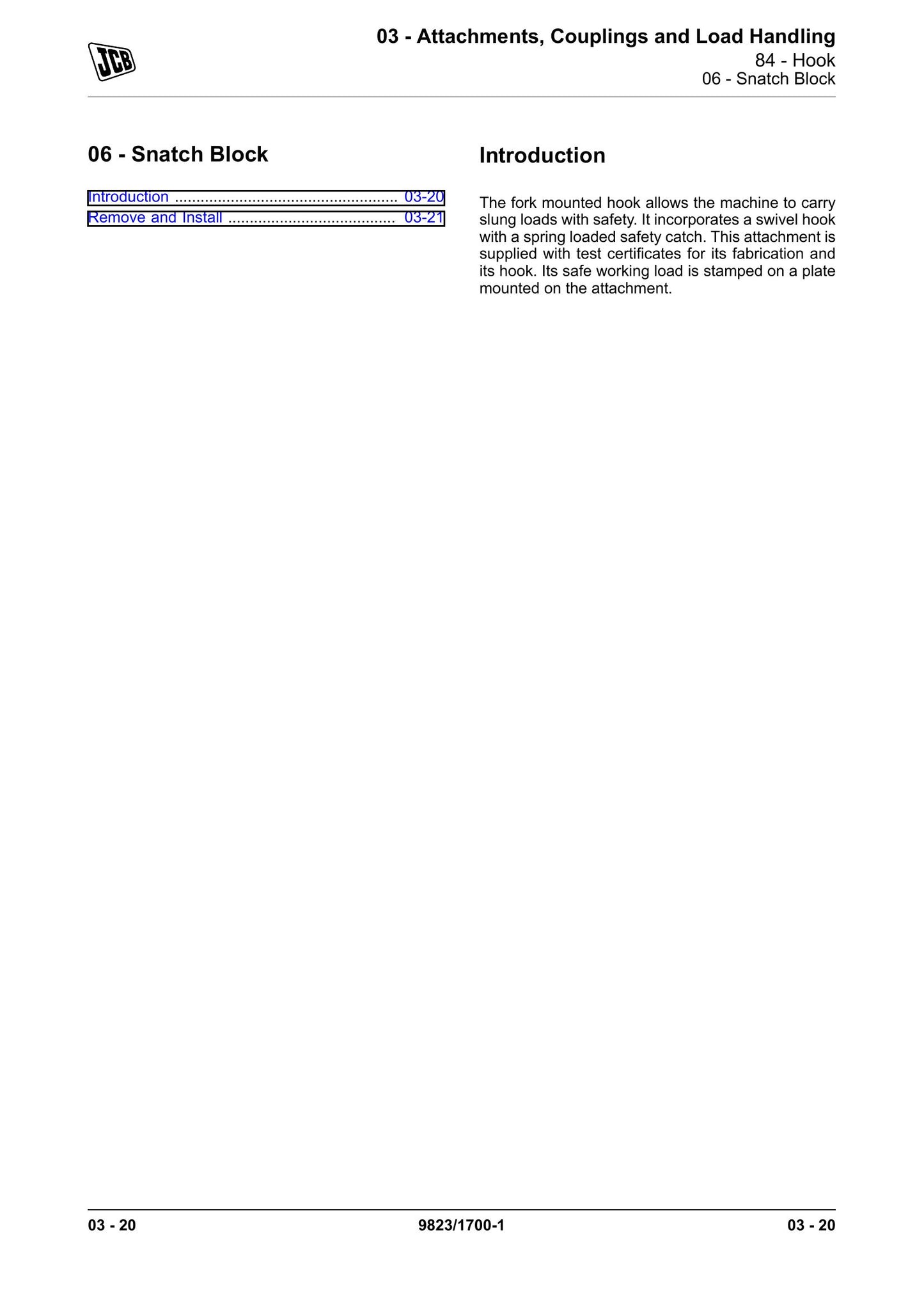 JCB 506-36 507-42 509-42 510-56 512-56 Loadall Factory Workshop Service Manual 9823/1700