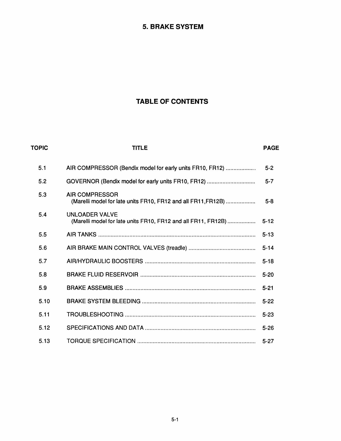 FIATALLIS FR10 FR11 FR12 FR12B Wheel Loader Factory Workshop Service Manual 73158237