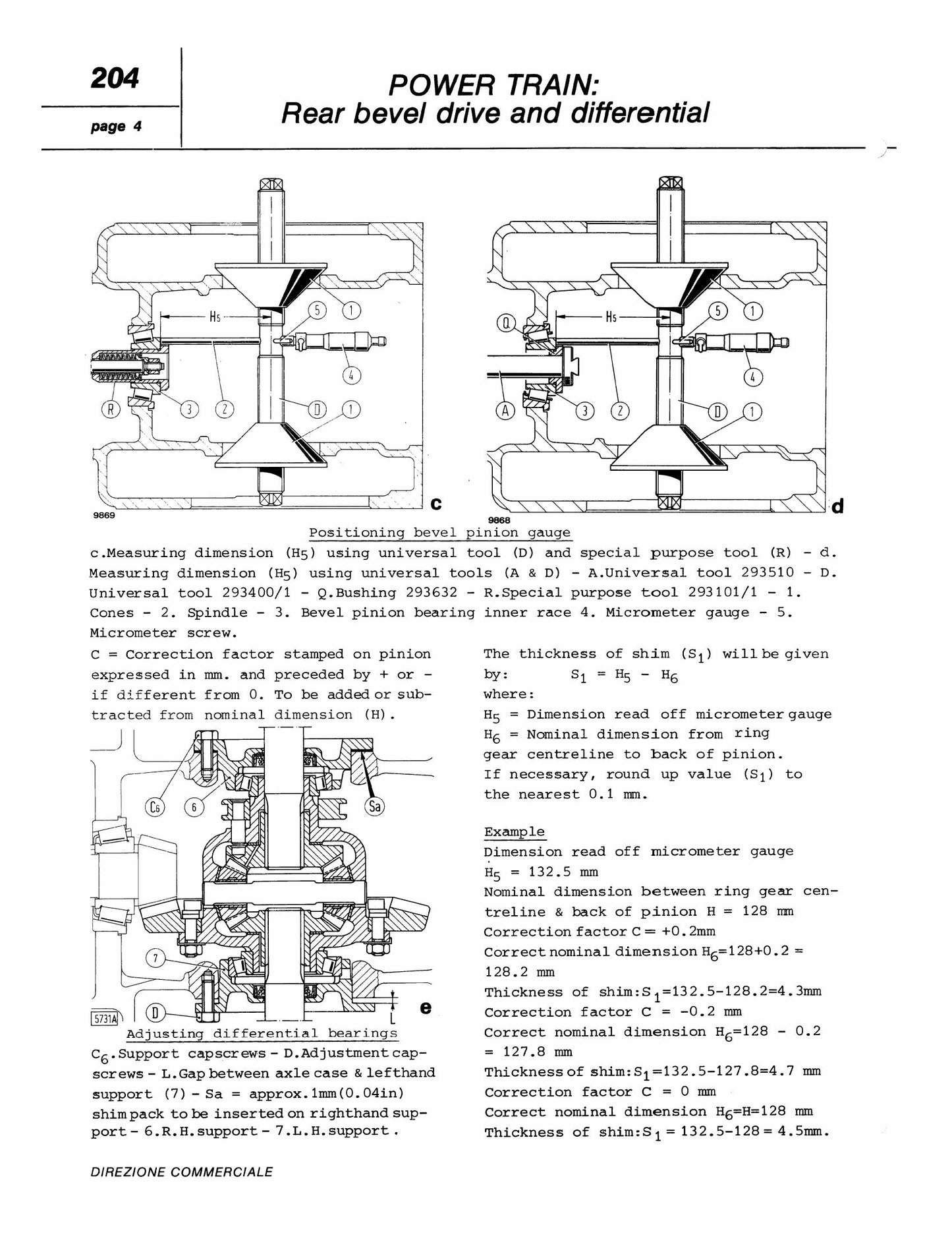 Fiat 450 450DT 450 Special 450DT Special Tractor Workshop Manual