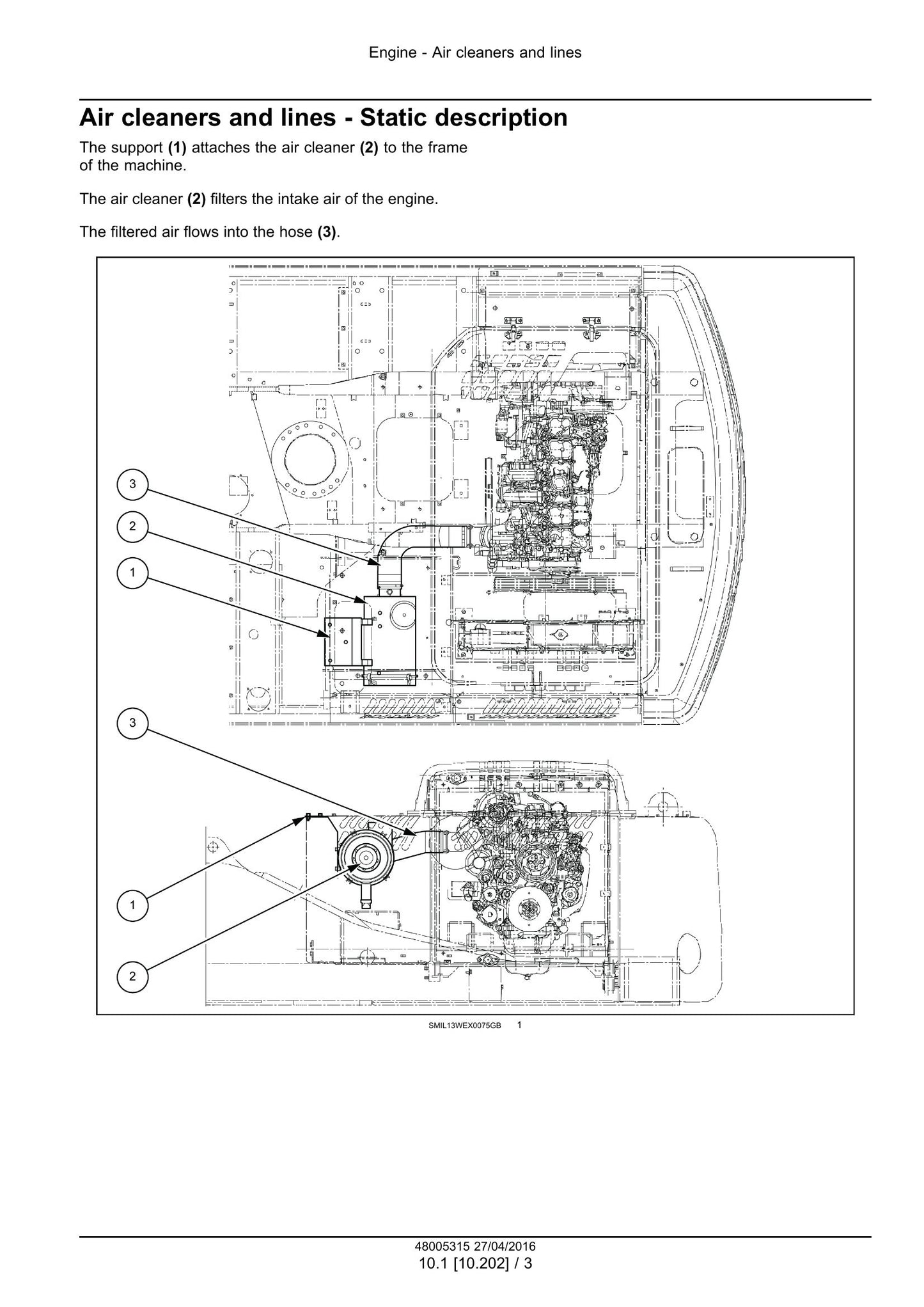 NEW HOLLAND WE210B Wheeled Excavator Factory Workshop Service Manual 48005315