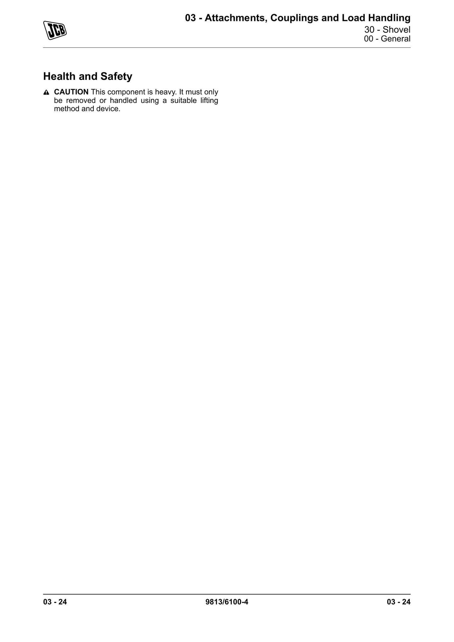 JCB 427 435S 437 Wheel Loader Factory Workshop Service Manual 9813/6100