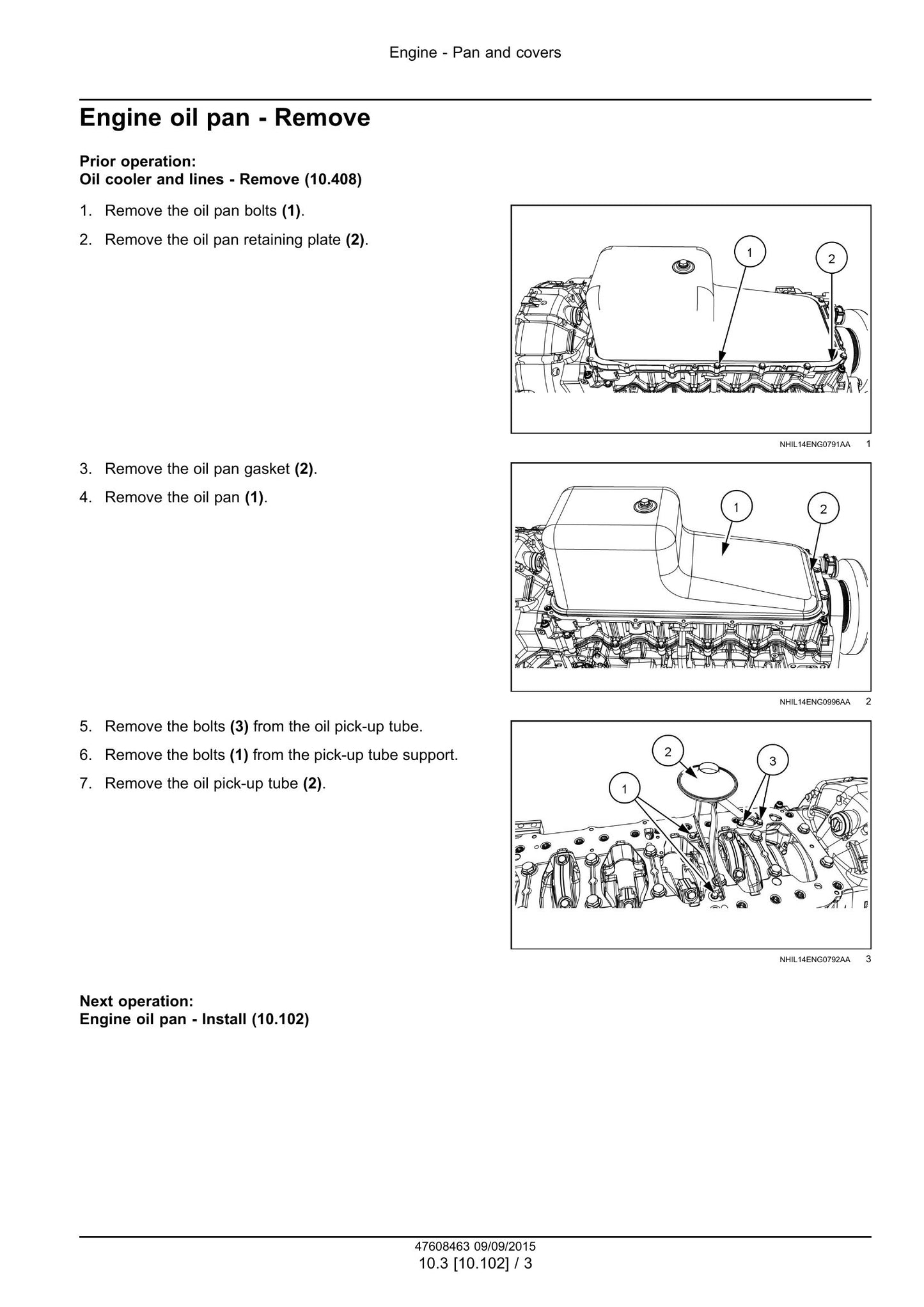 CNH Industrial F3GFE613A*B001 F3GFE613B*B001 Engine Factory Workshop Service Manual 47608463