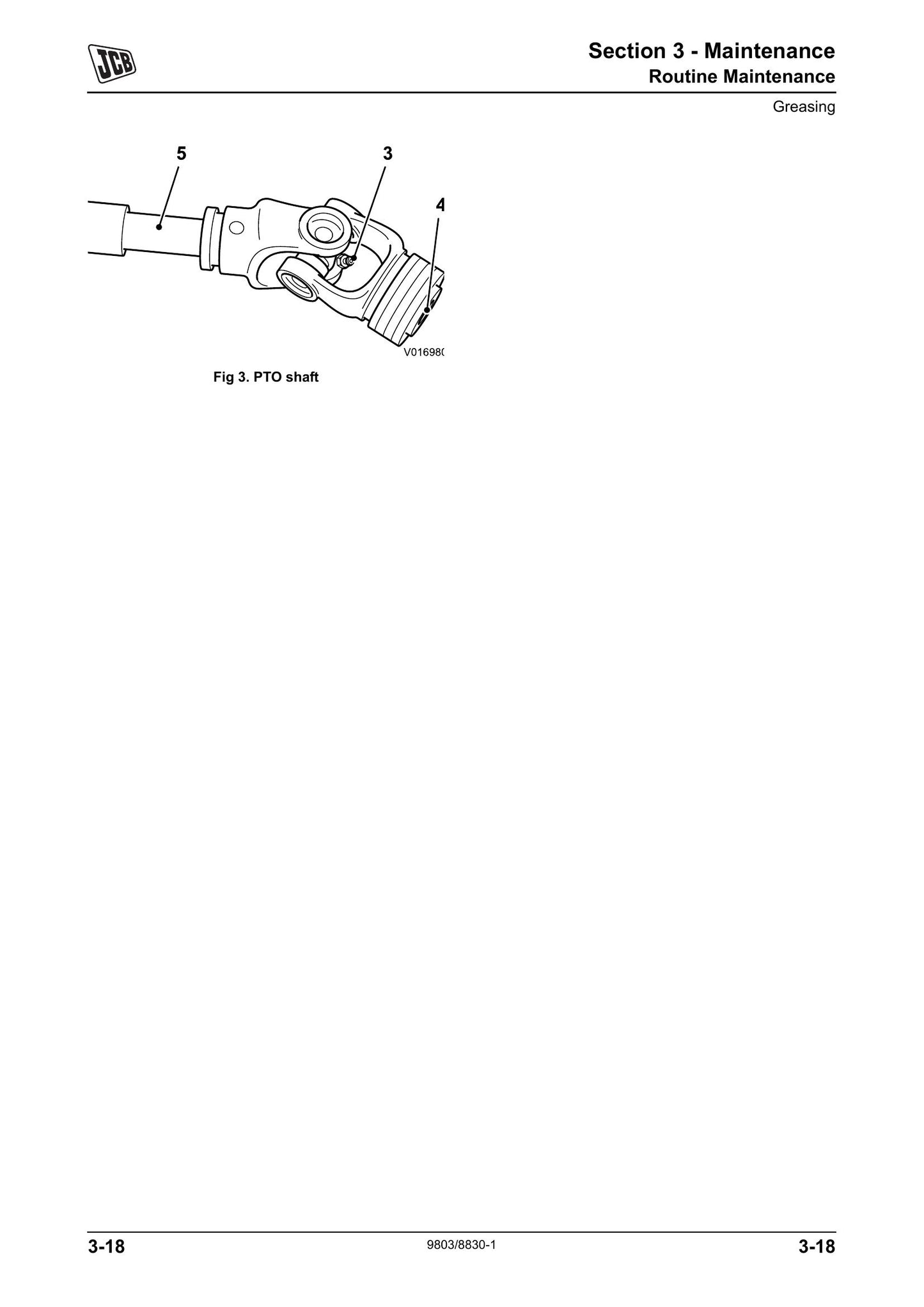 JCB FM30 Ground Care Mower Factory Workshop Service Manual 9803/9830-1