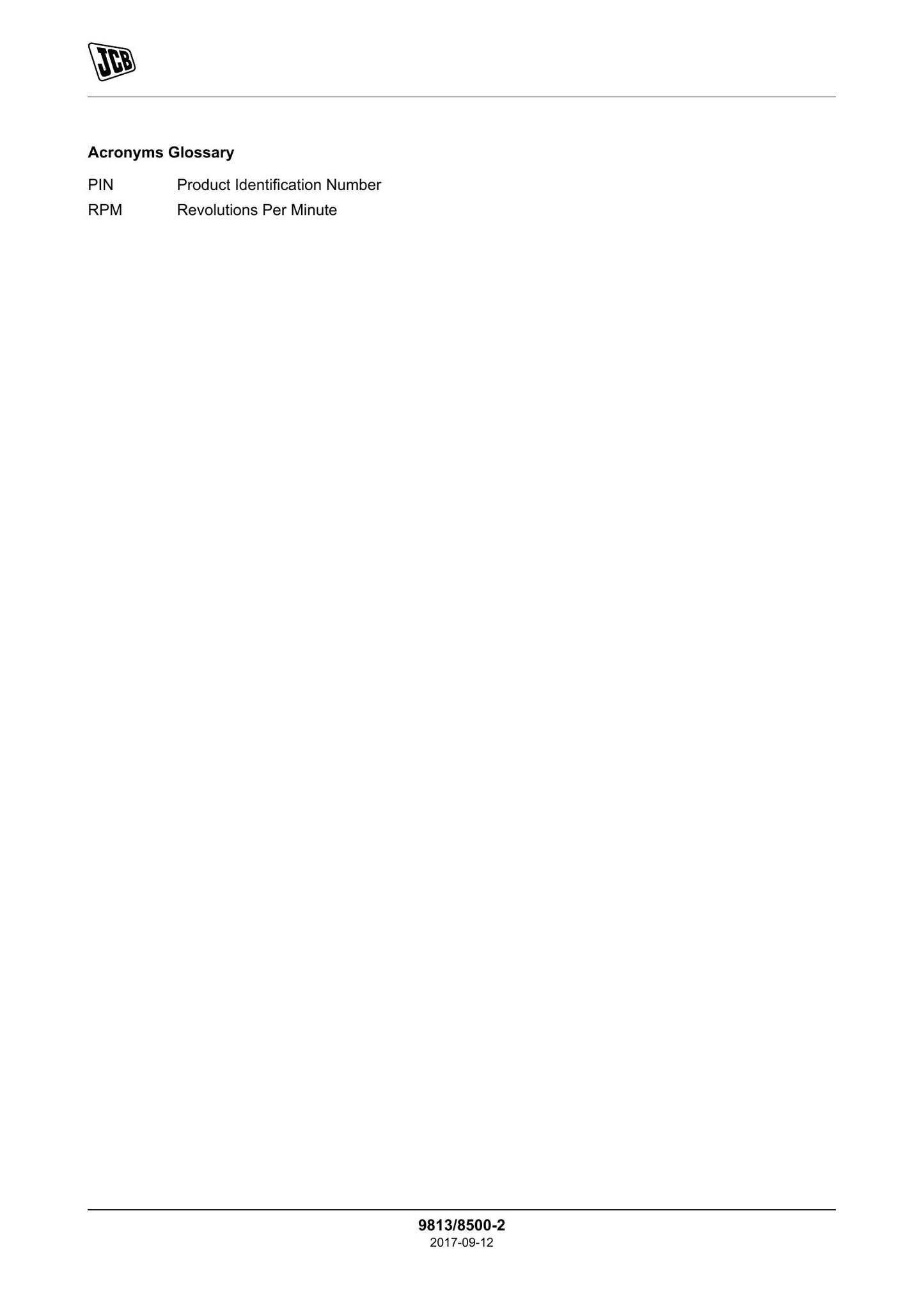 JCB 2DX Backhoe Loader Factory Workshop Service Manual 9813/8500