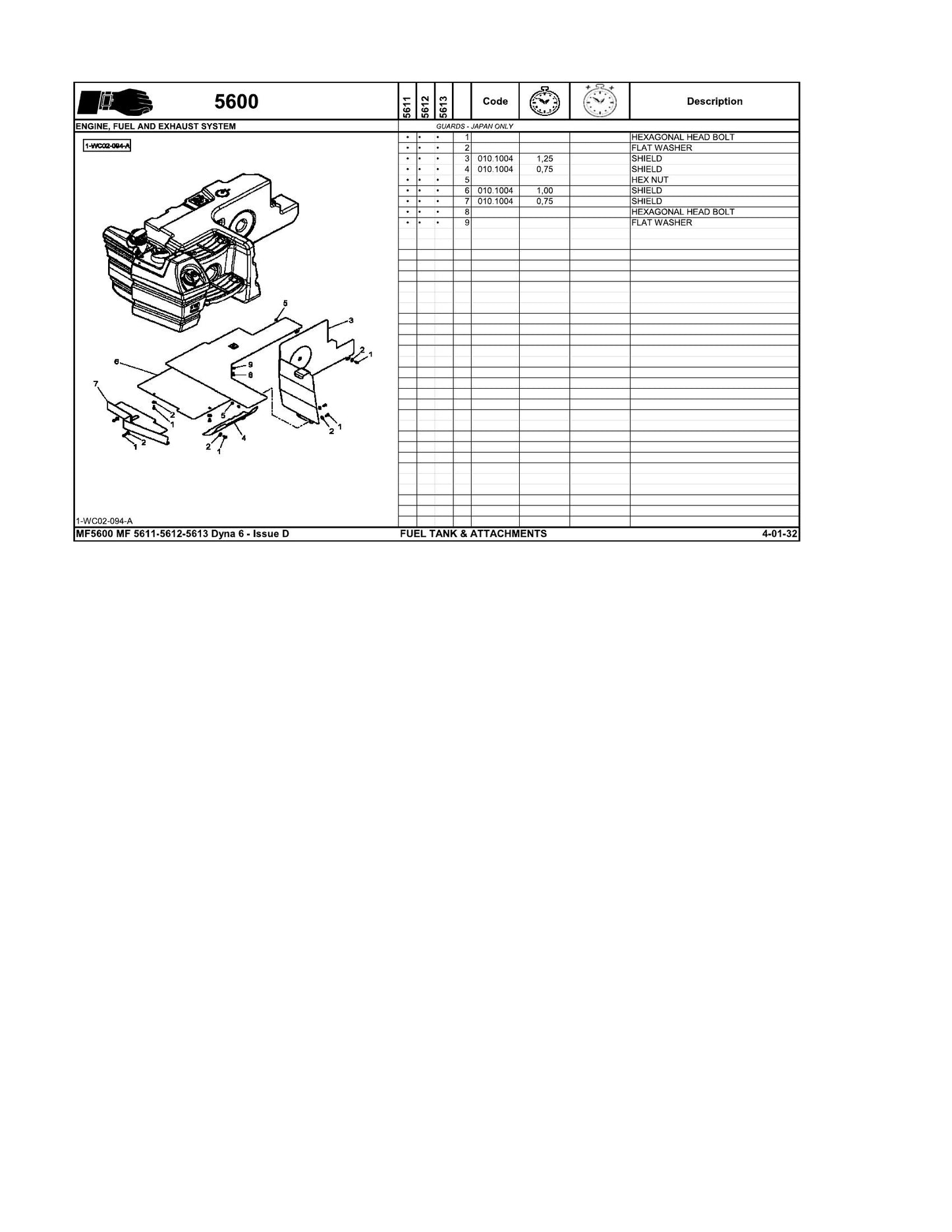 MASSEY FERGUSON MF 5600 RTS Tractor Factory Workshop Operator Manual ACT090246