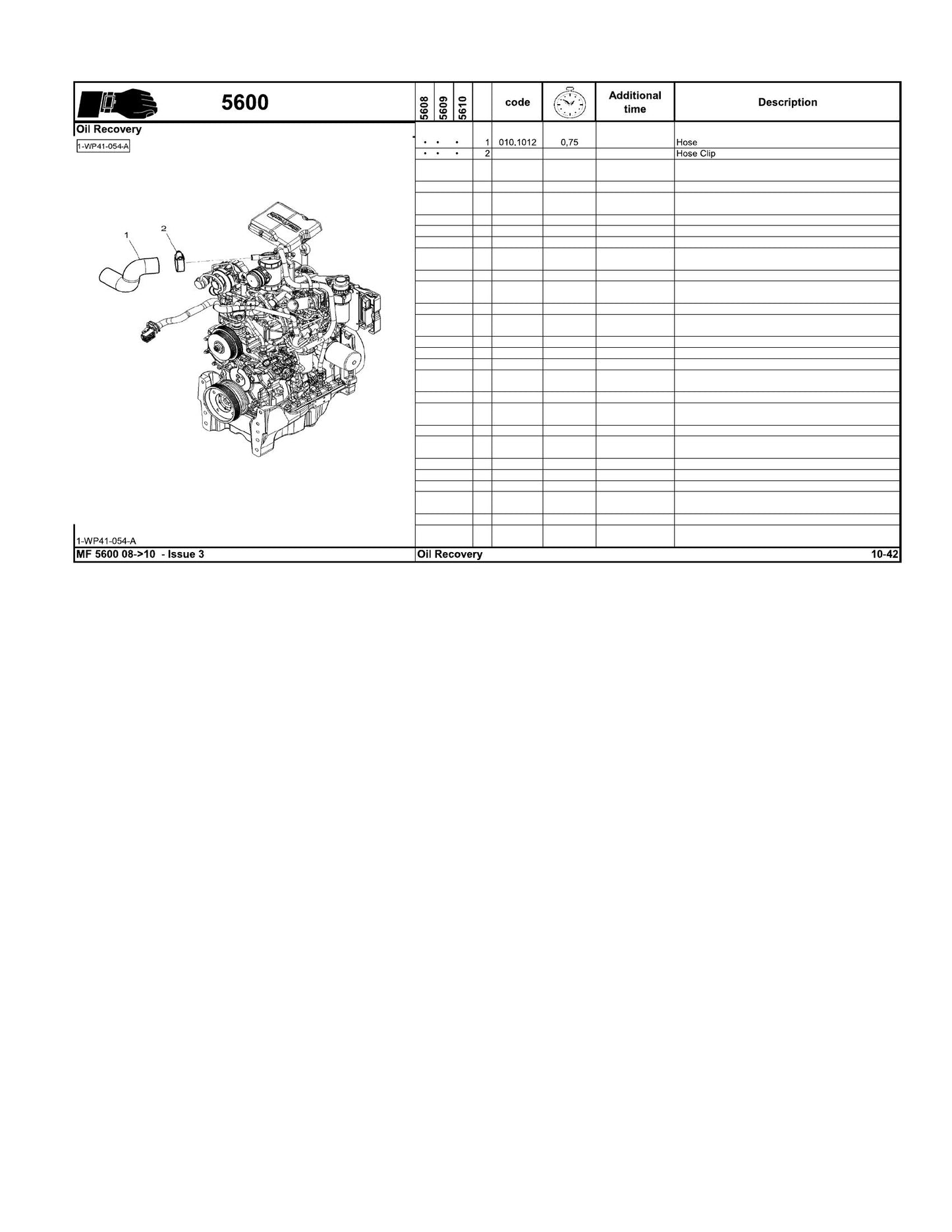 MASSEY FERGUSON MF 5600 Tractor Factory Workshop Operator Manual 7660274