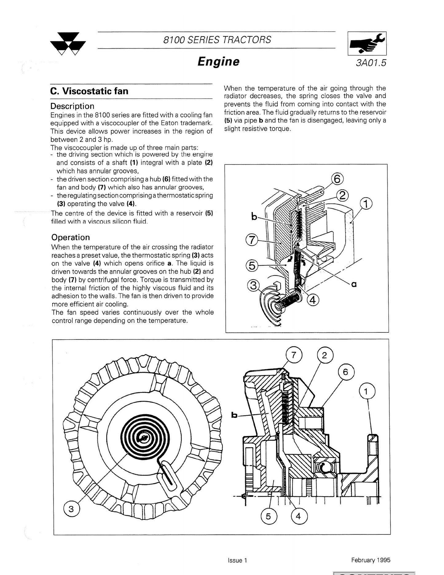 MASSEY FERGUSON 8100 Series Tractor Workshop Factory Workshop Service Manual