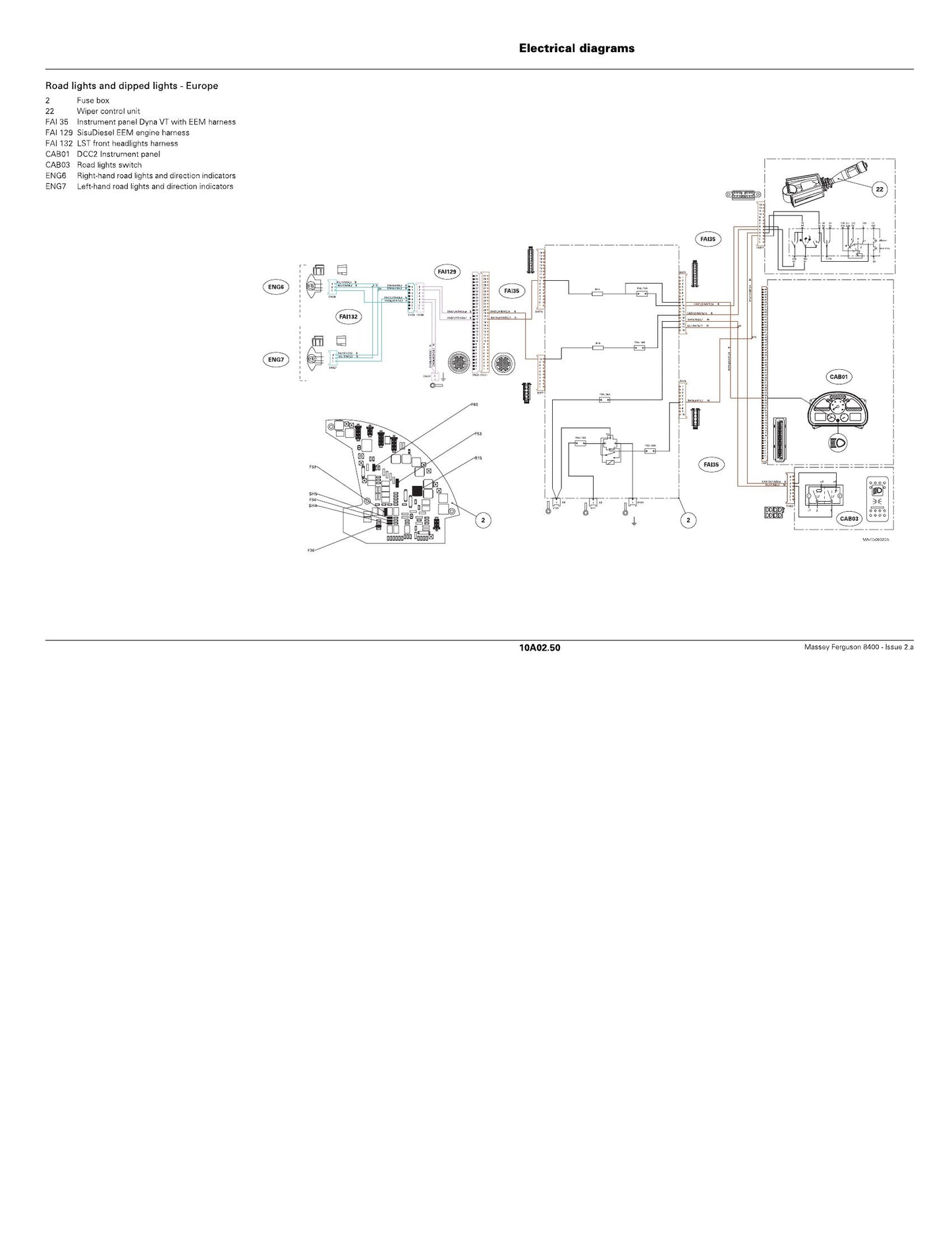 MASSEY FERGUSON 8400 Tractor Factory Workshop Service Manual