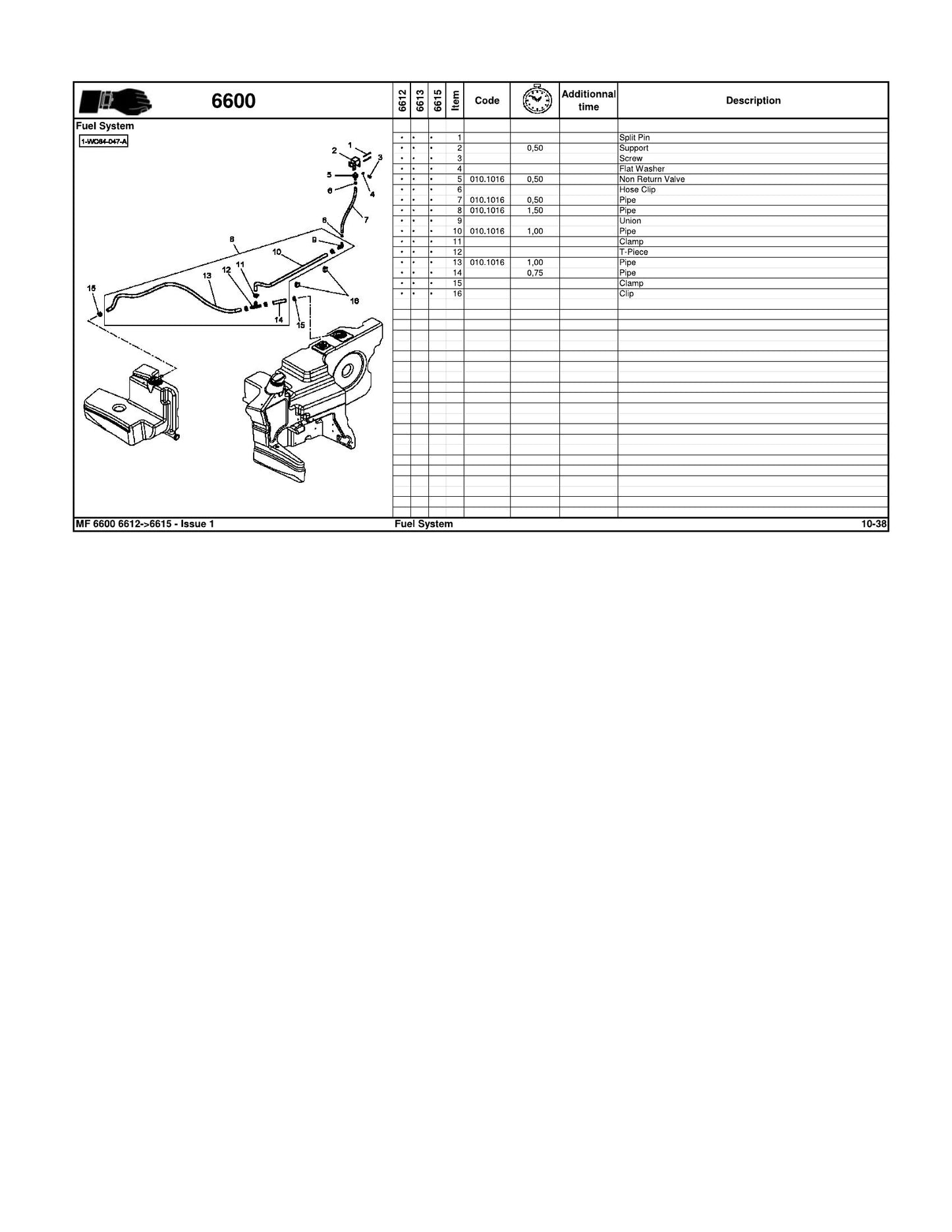 MASSEY FERGUSON MF6600 RTS Tractor Factory Workshop Operator Manual 760684M2