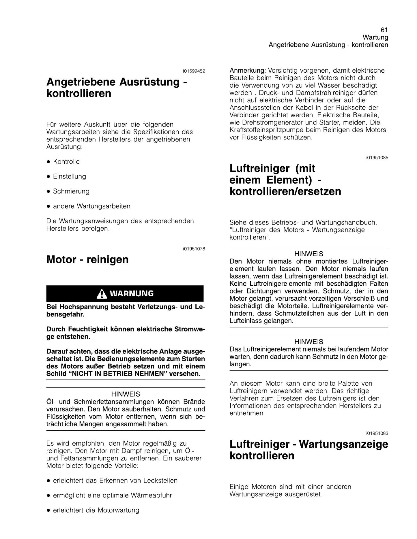 PERKINS Engine Factory Workshop Operator Manual