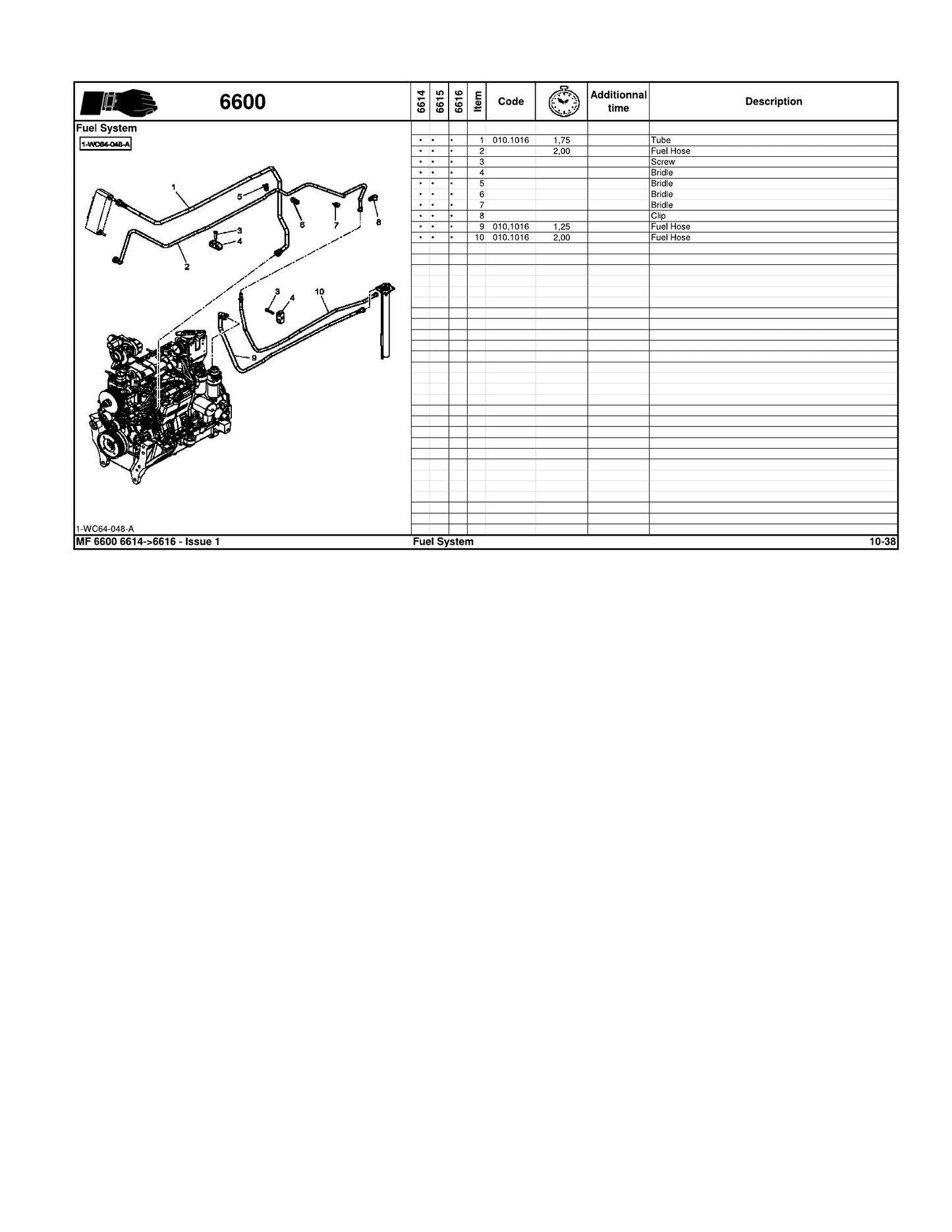 MASSEY FERGUSON MF6600 Tractor Factory Workshop Operator Manual