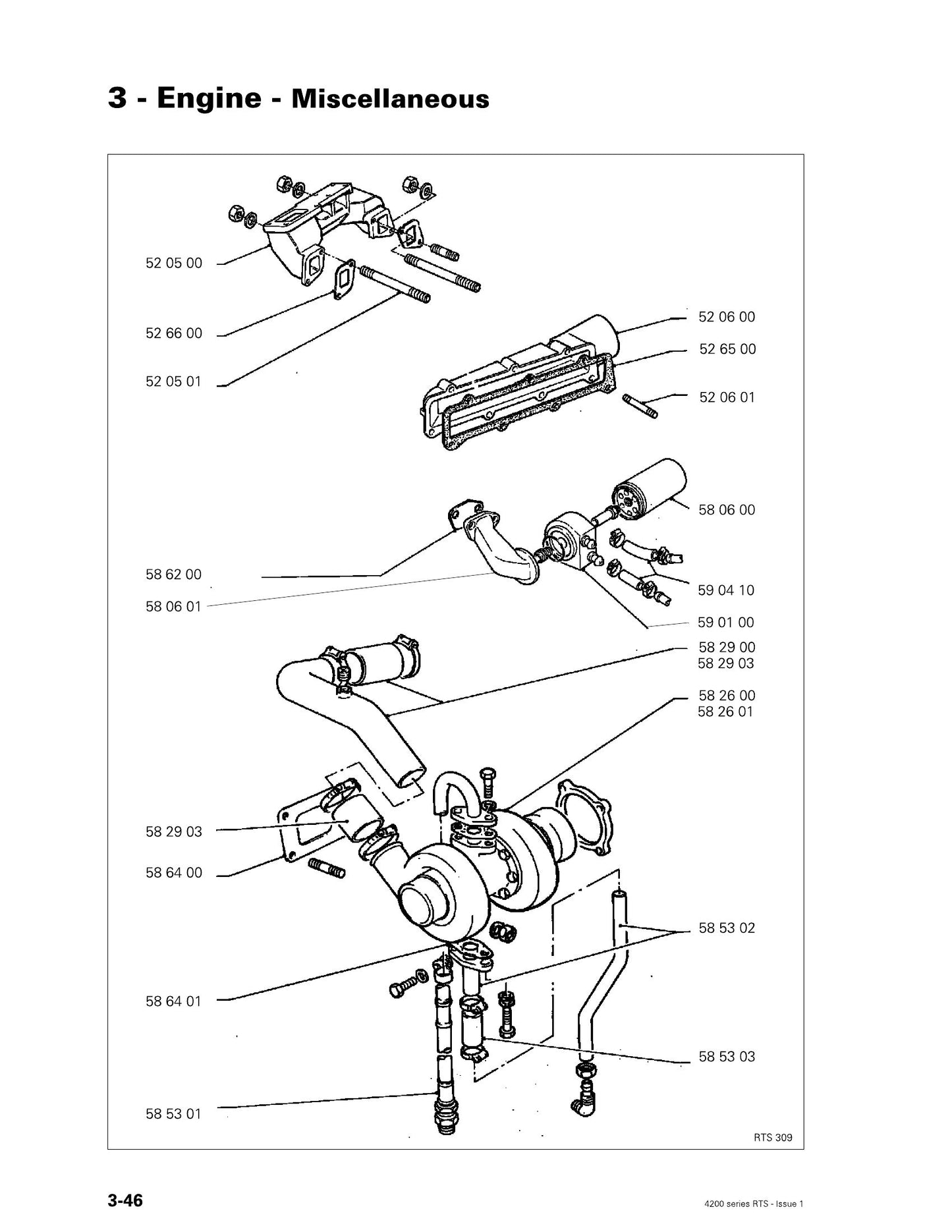 AGCO 4200 Series Tractor Repair Time Schedule 1857 070 M4