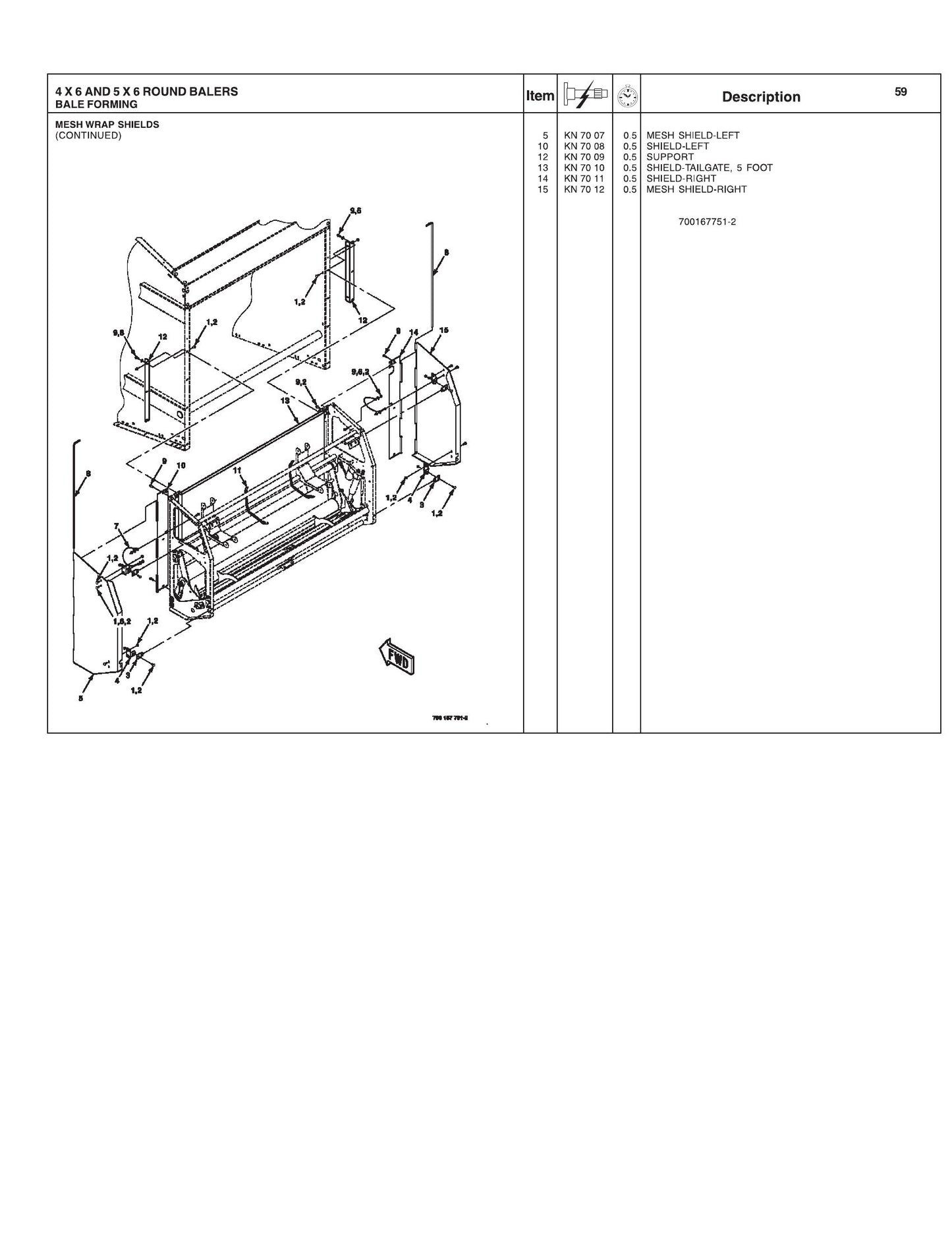 AGCO 2846 2846A 2856 2856A Round Baler Repair Time Schedule 4283410M2