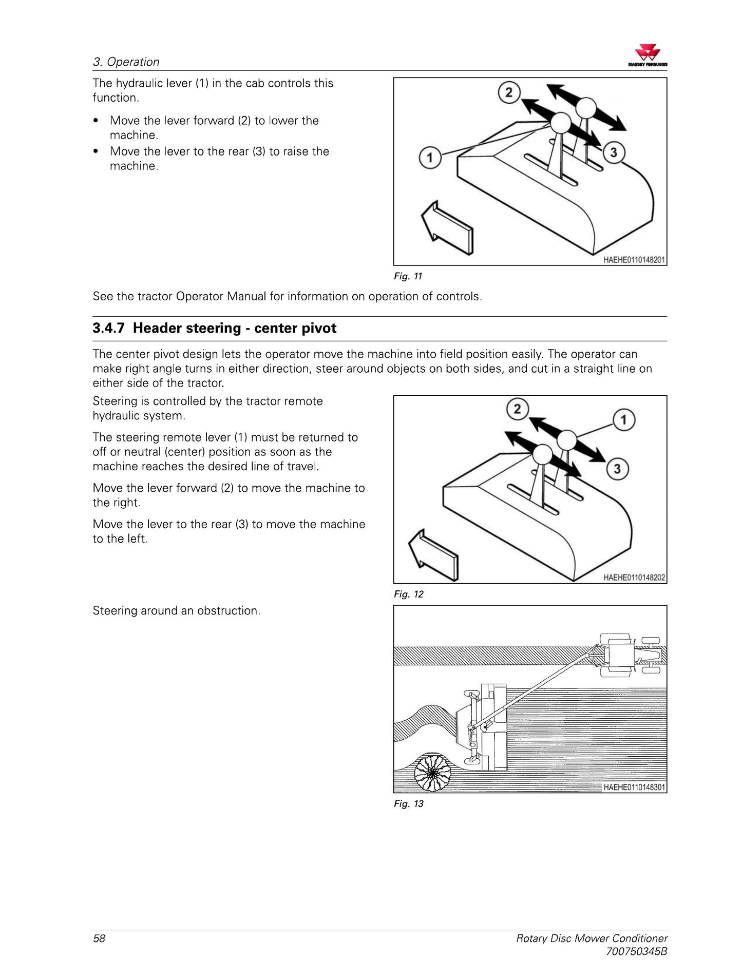MASSEY FERGUSON MF 1316S Rotary Disc Mower Conditioner Factory Workshop Operator Manual