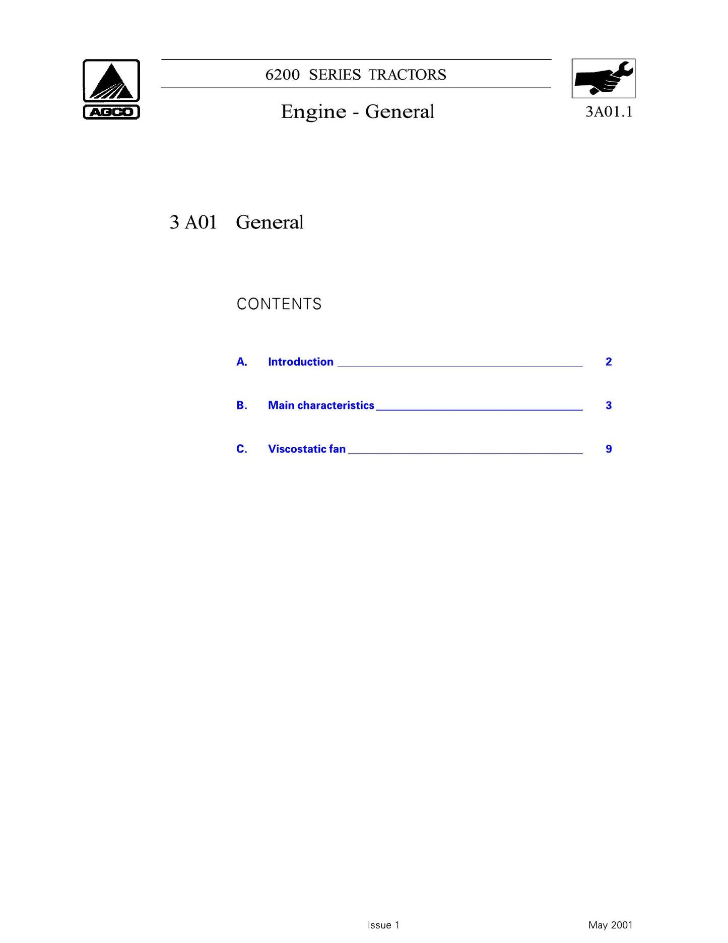 AGCO 6200 Series Tractor Workshop Factory Workshop Service Manual