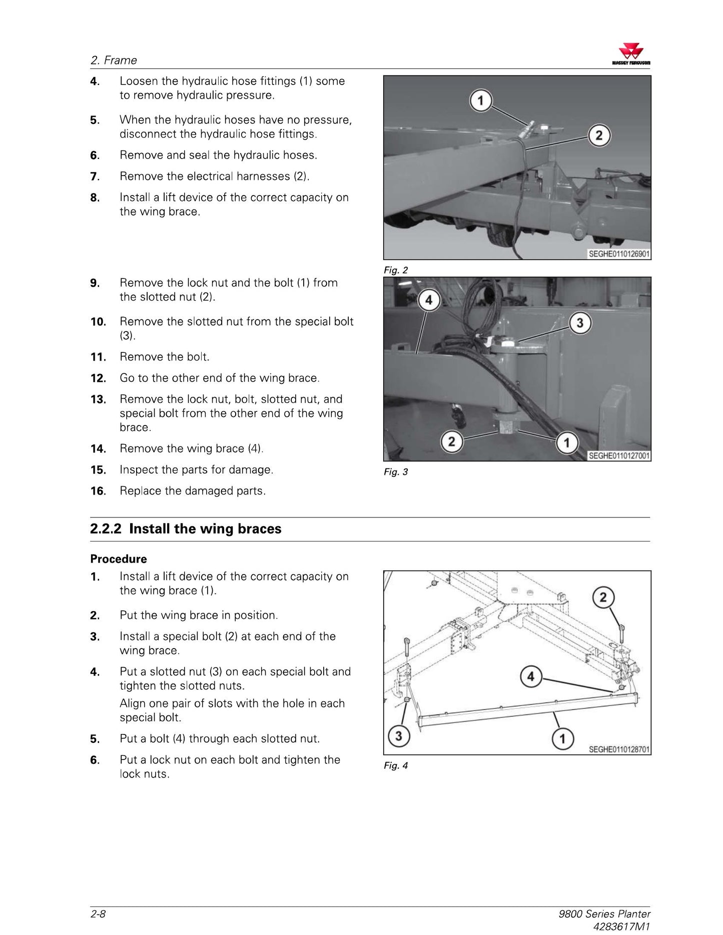 MASSEY FERGUSON 9816 9816 VE 9824 9824 VE Planter Workshop Factory Workshop Service Manual